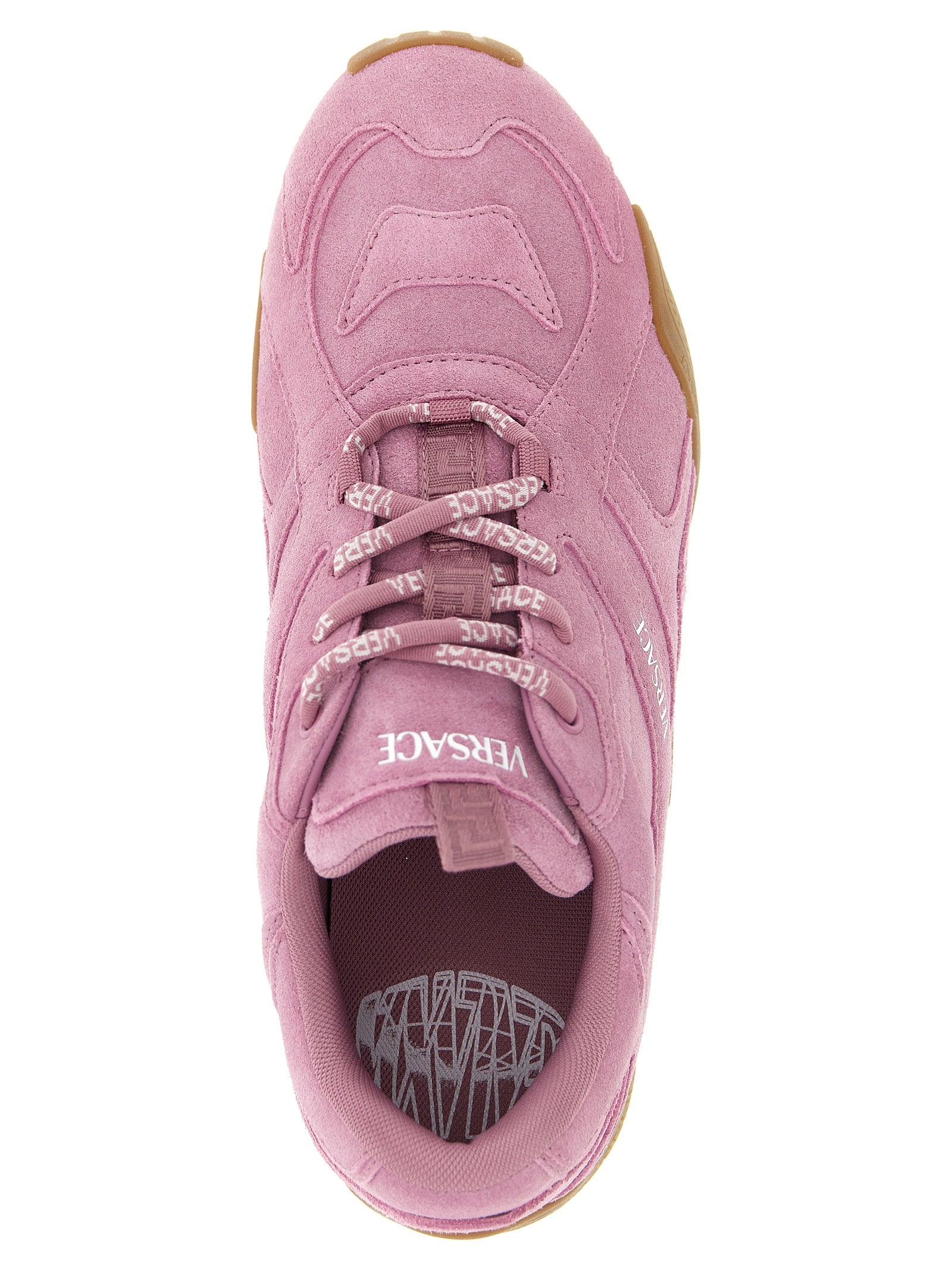 Versace Multicolor Calfskin Athletic Sneakers