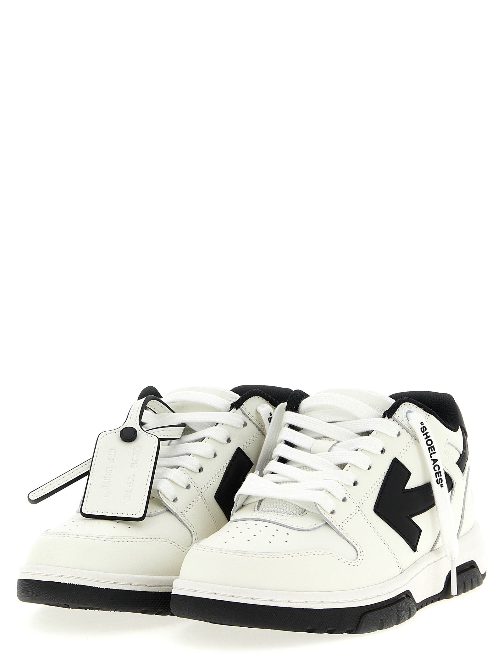 Off-White Bicolor Calfskin Low Top Sneakers - Luxury Redefined