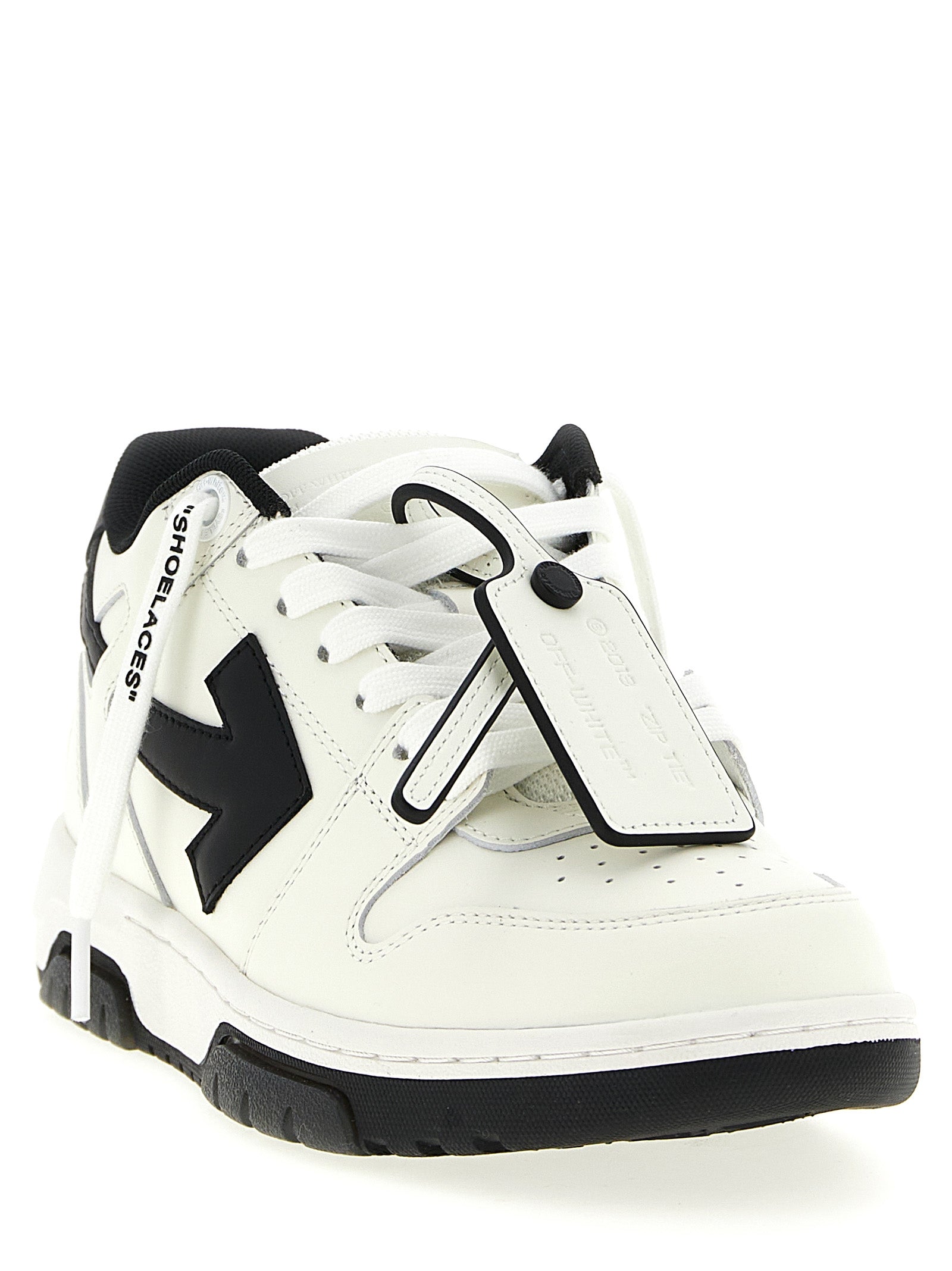 Off-White Bicolor Calfskin Low Top Sneakers - Luxury Redefined