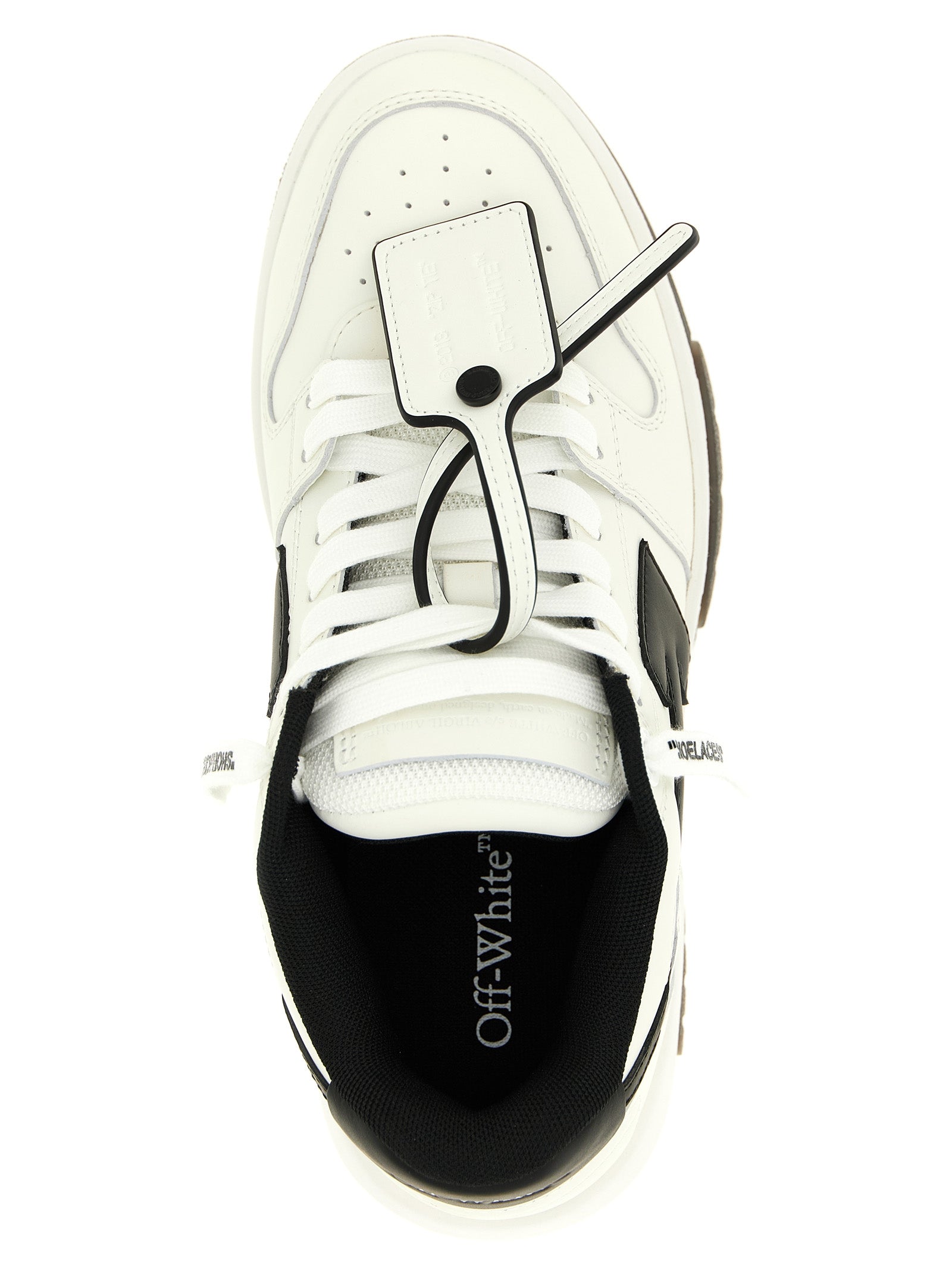 Off-White Bicolor Calfskin Low Top Sneakers - Luxury Redefined