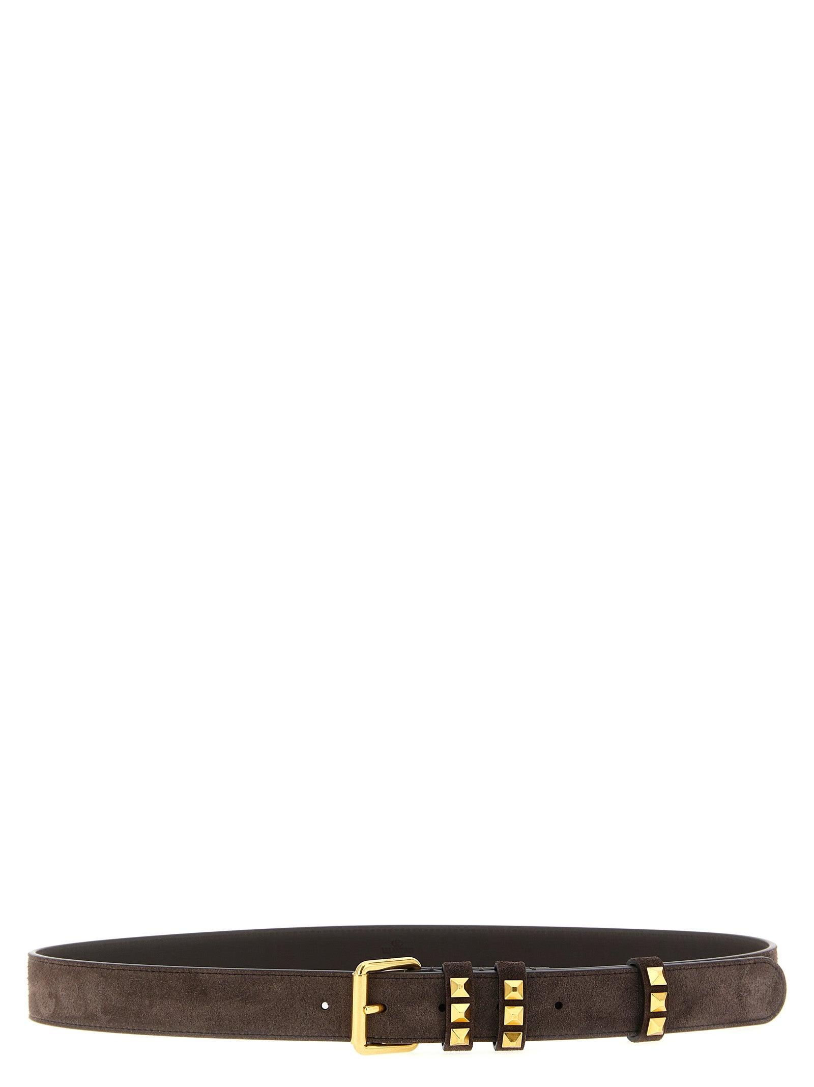 Elevate your style with the Valentino Garavani Brown Cowhide Belt, crafted from luxurious cow leather in Italy, a timeless accessory that embodies sophistication and allure.