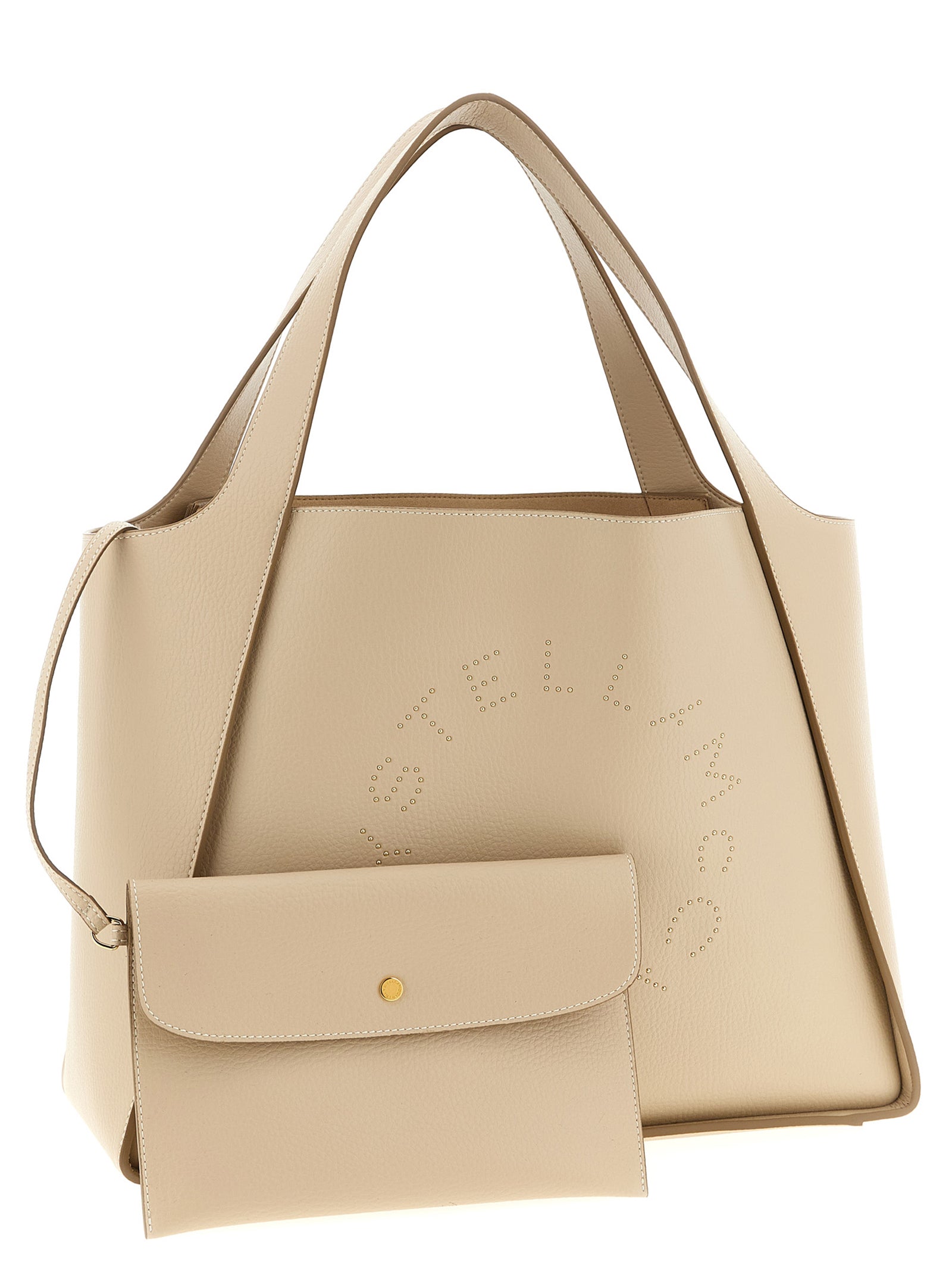 Discover the Stella McCartney Beige Polyamide Tote Bag, a blend of exquisite craftsmanship and luxurious design, perfect for elevating your everyday elegance.