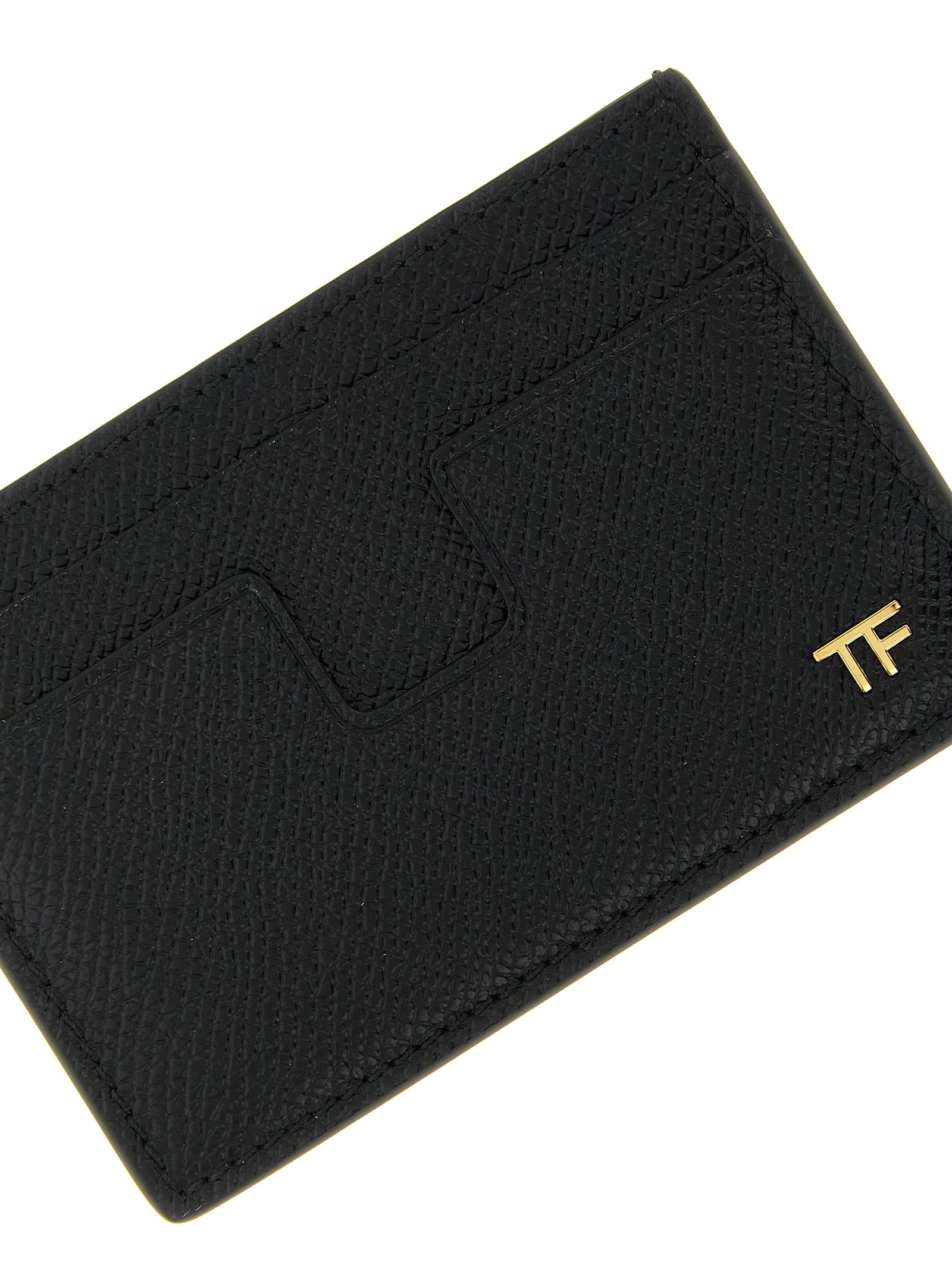 Discover the Tom Ford Black Calfskin Cardholder, a masterpiece of Italian craftsmanship in luxurious calfskin leather, perfect for the discerning individual.