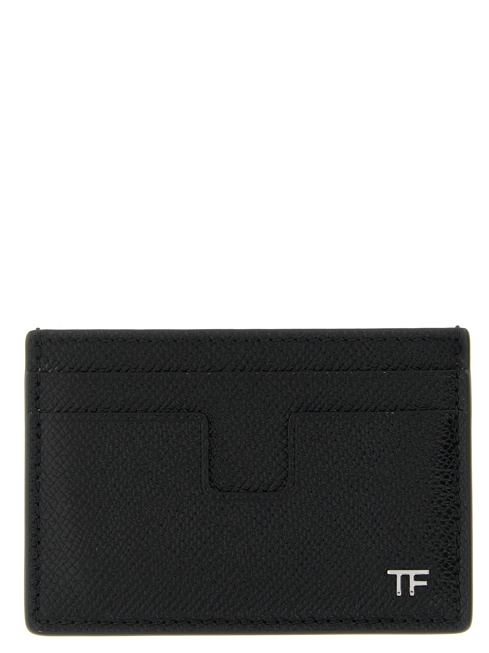 Tom Ford Black Calfskin Cardholder - Timeless Luxury Accessory
