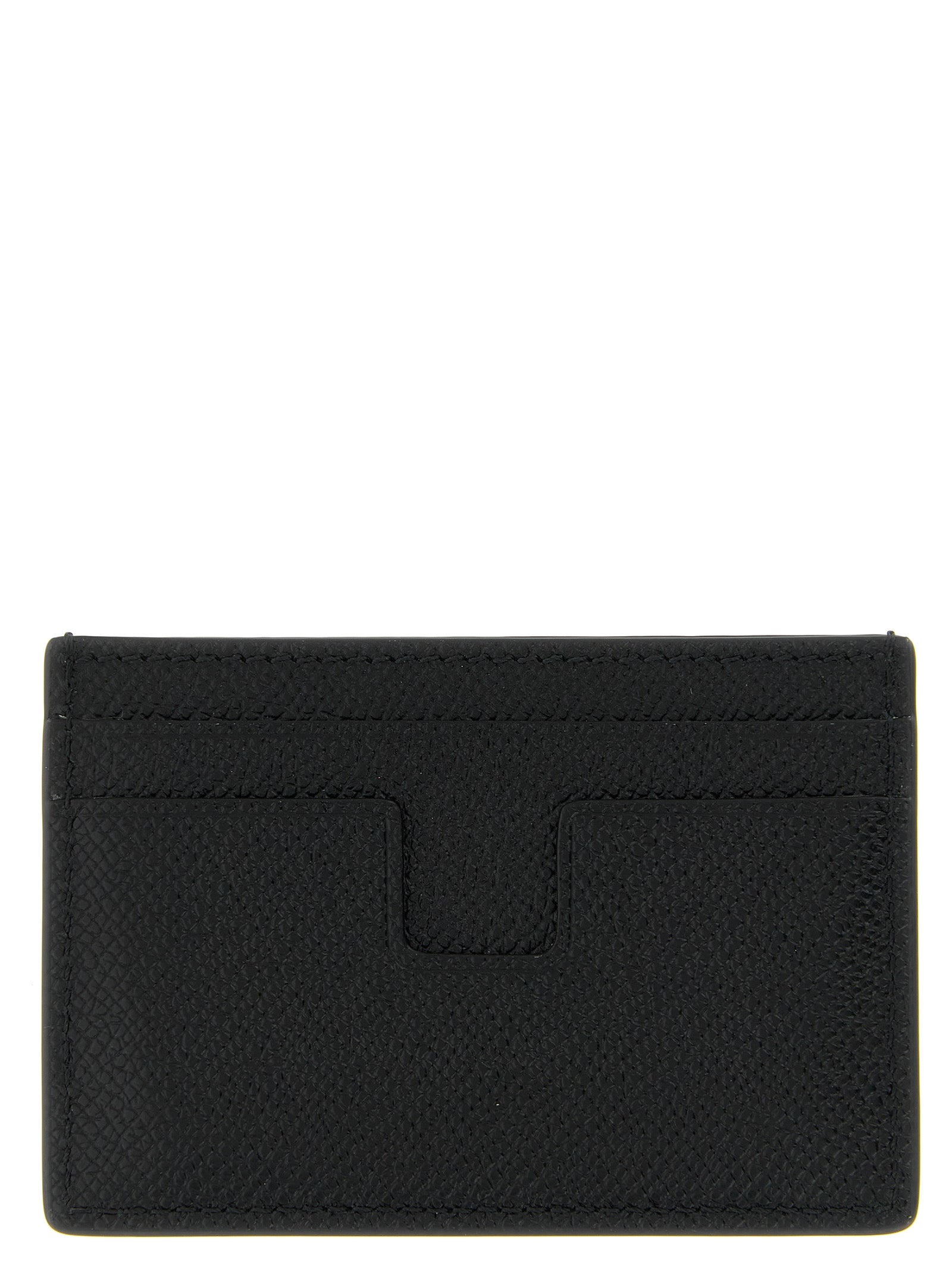 Tom Ford Black Calfskin Cardholder - Timeless Luxury Accessory