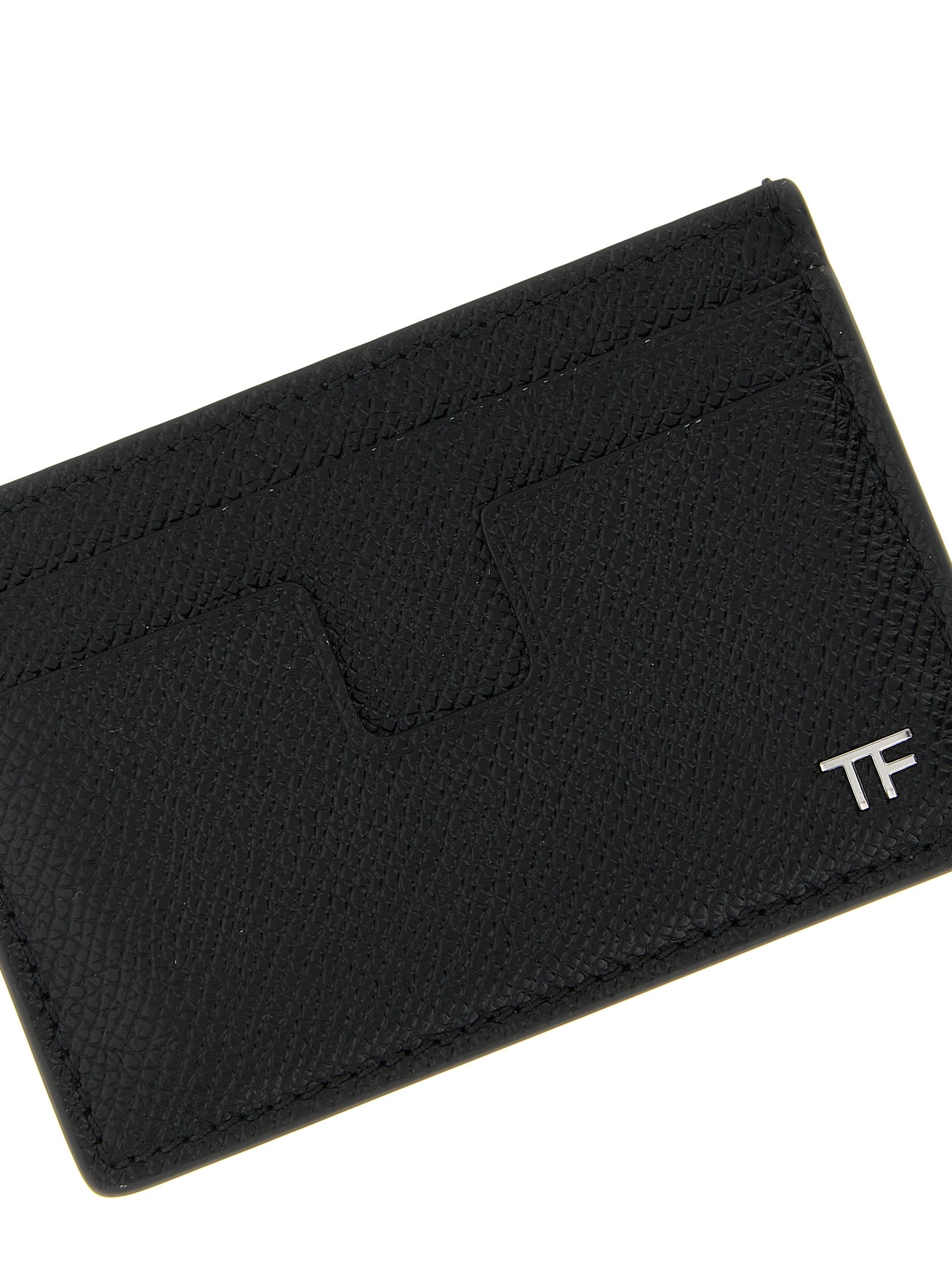 Tom Ford Black Calfskin Cardholder - Timeless Luxury Accessory