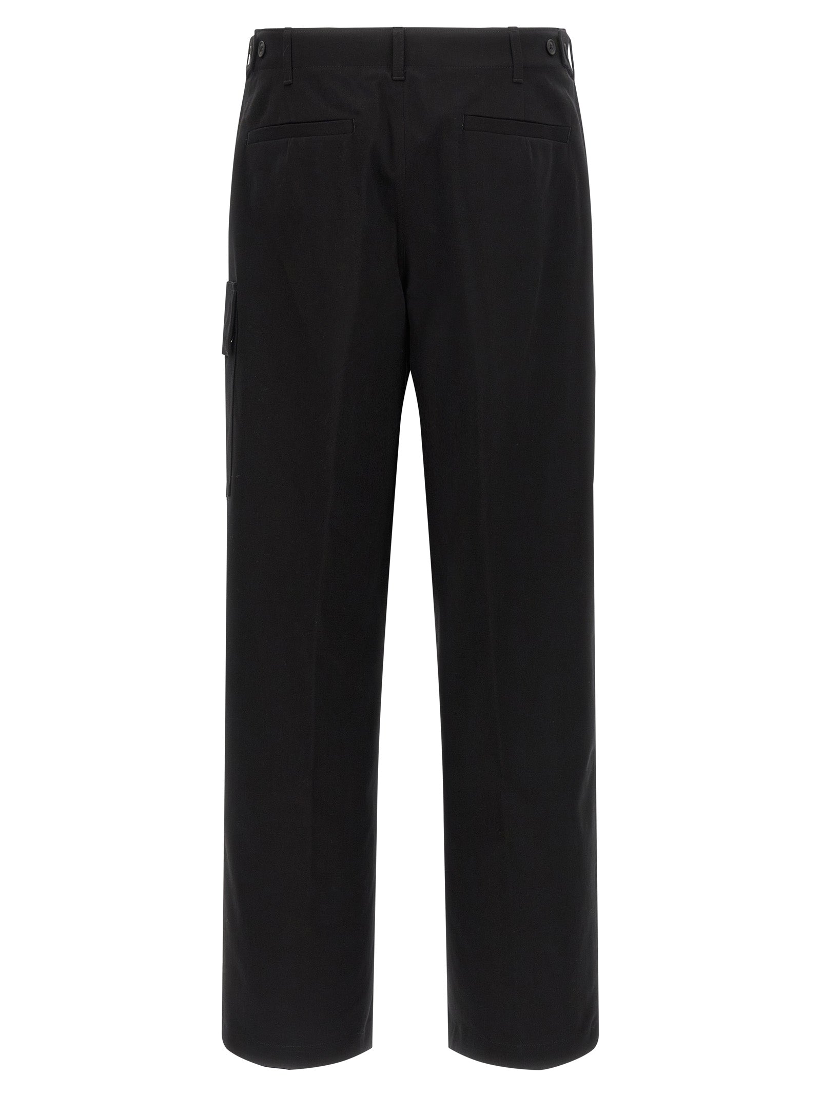 Fendi Black Cotton Cargo Pants - Luxurious Versatile Style