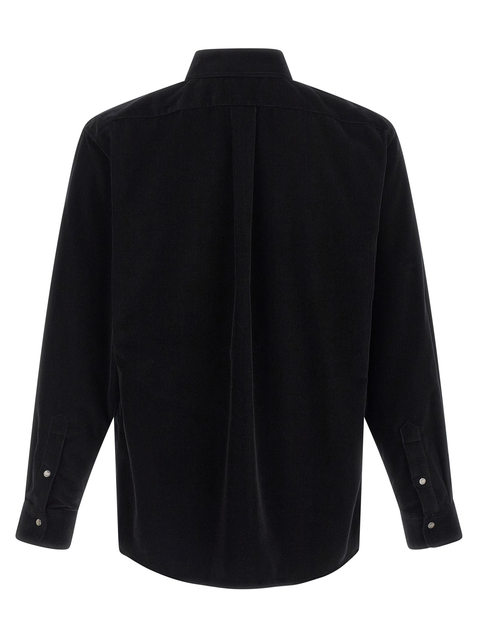 Discover the Fendi Black Cotton Blouse, a timeless piece crafted from luxurious 100% cotton, embodying sophistication and Italian elegance for the discerning individual.