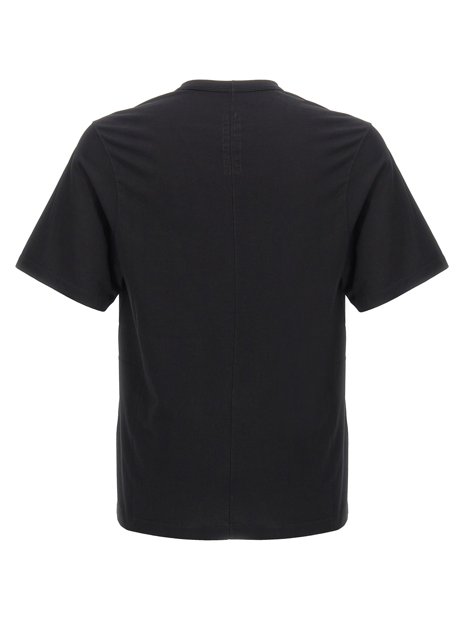 Rick Owens Black Cotton T-Shirt