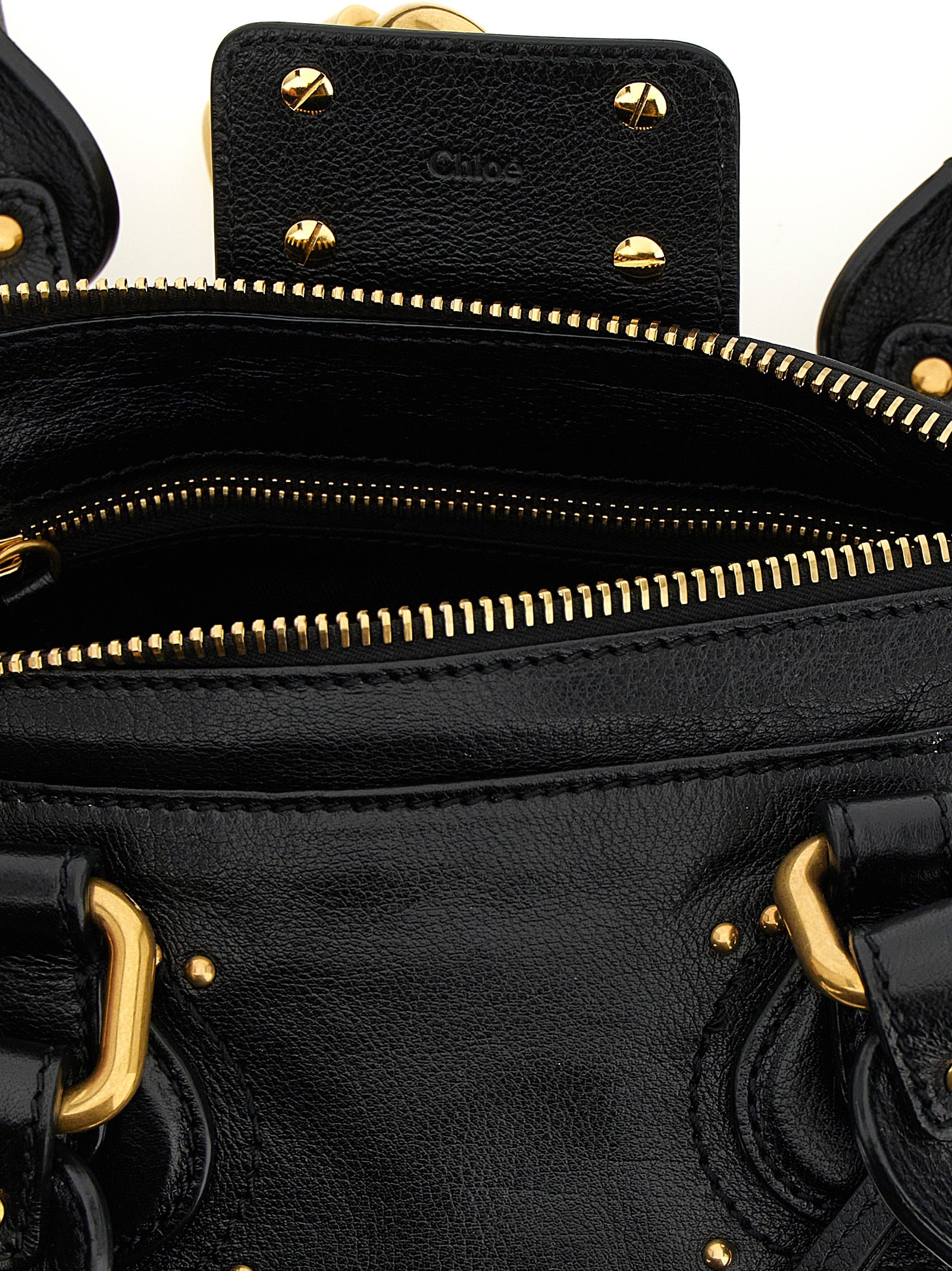 Chloé Black Buffalo Leather Handbag