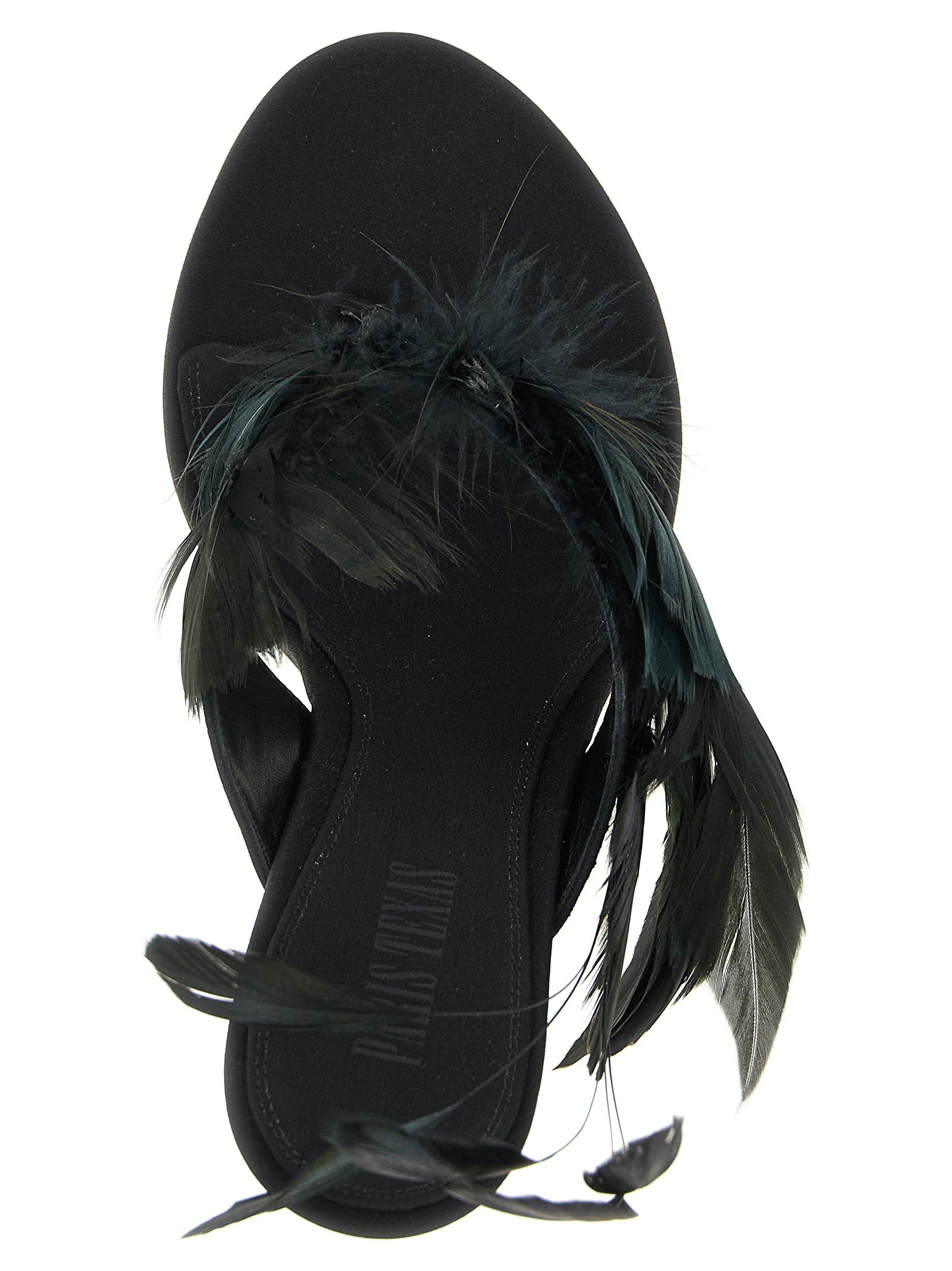 Paris Texas Black Silk Stiletto Heel Sandals - Exquisite Elegance