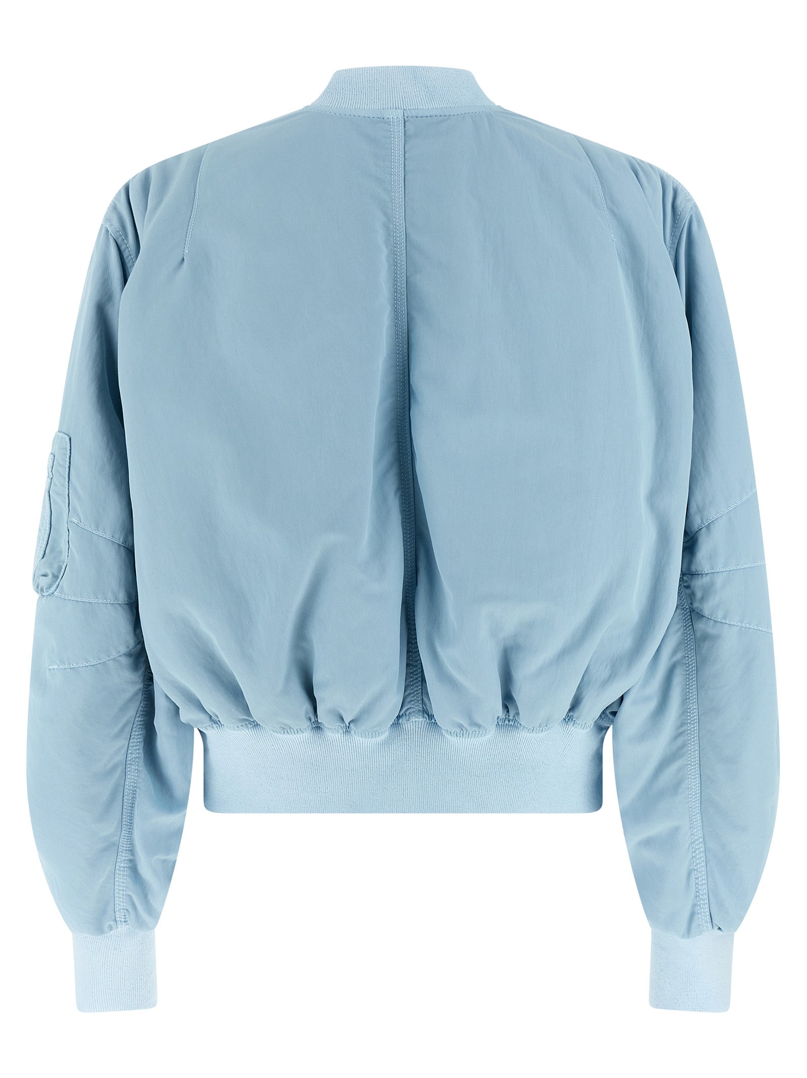 The Attico Blue Polyamide Bomber Jacket - Elevate Your Elegance