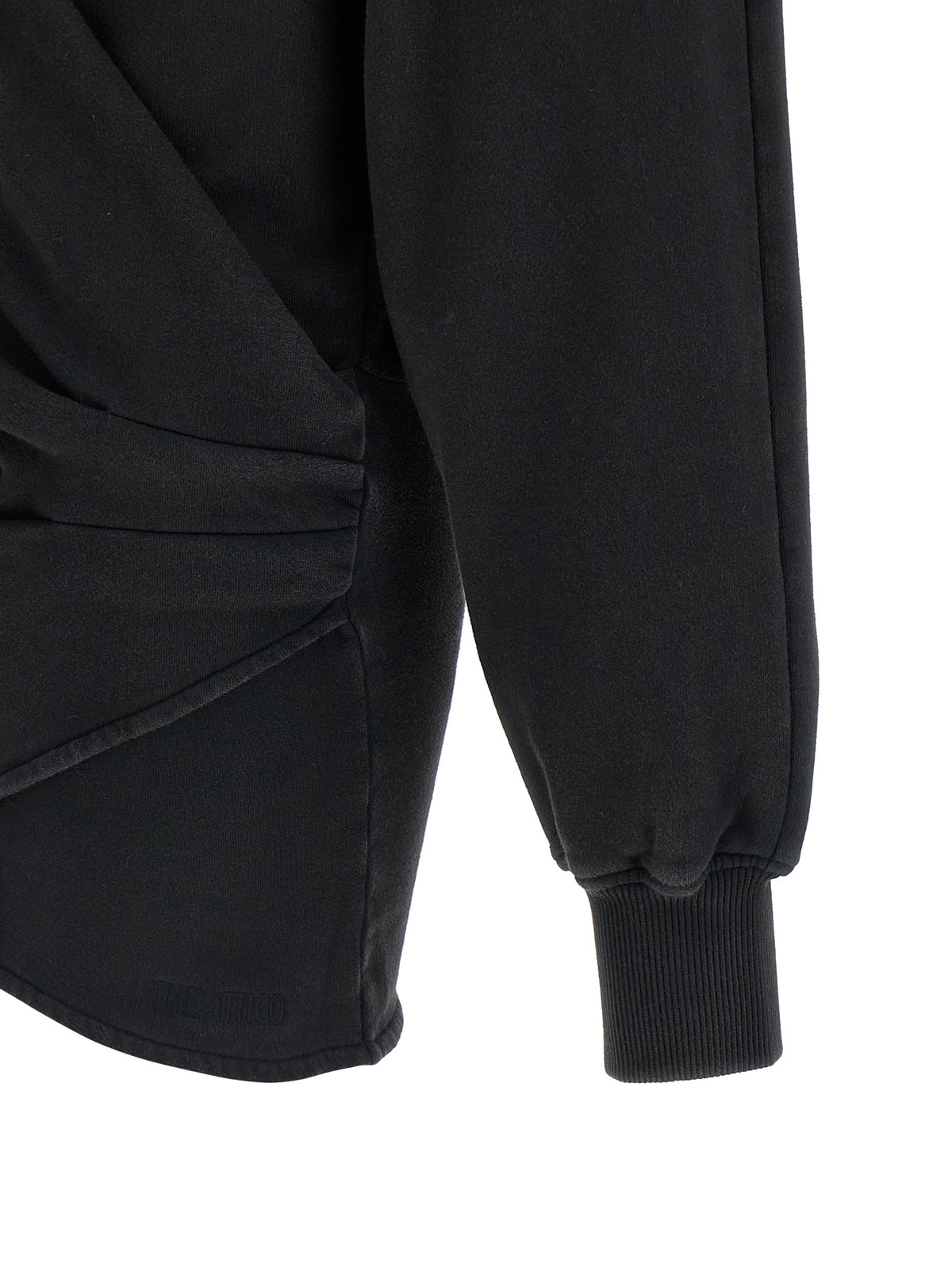 Elevate your wardrobe with The Attico Black Cotton Short Dress, a luxurious embodiment of modern elegance crafted from 100% cotton, perfect for any sophisticated occasion.