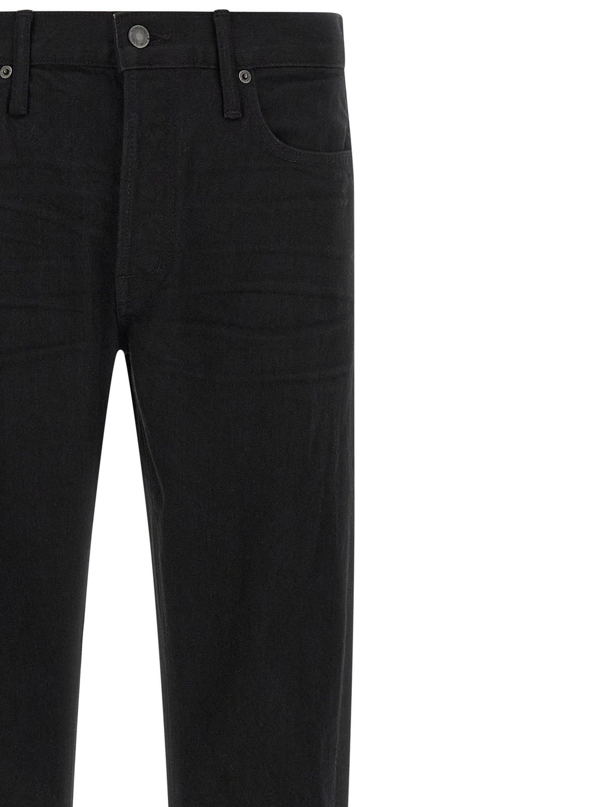 Tom Ford Black Cotton Straight-Leg Jeans - Luxury Denim Redefined