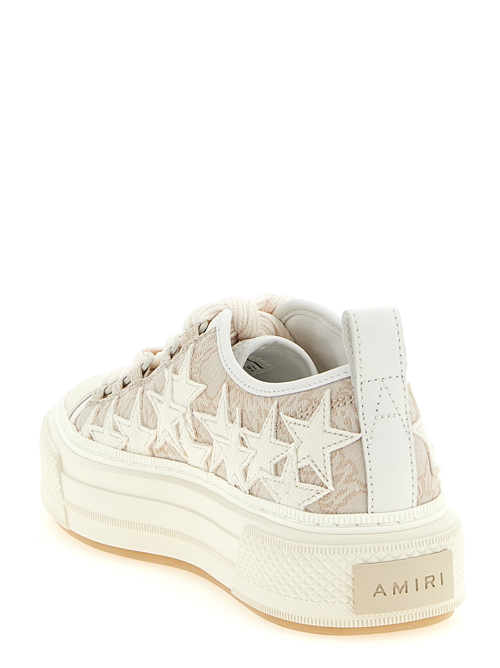 Amiri Beige Polyester Low Top Sneakers - Exquisite Luxury Footwear