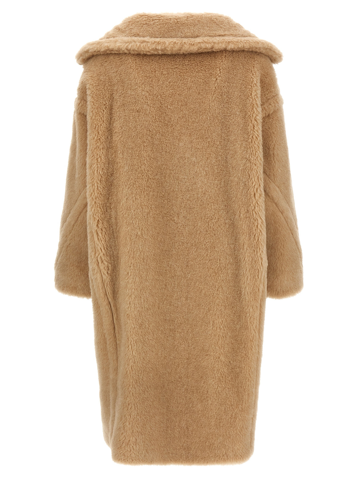Max Mara Beige Alpaca Leather Coat - Timeless Luxury Elegance