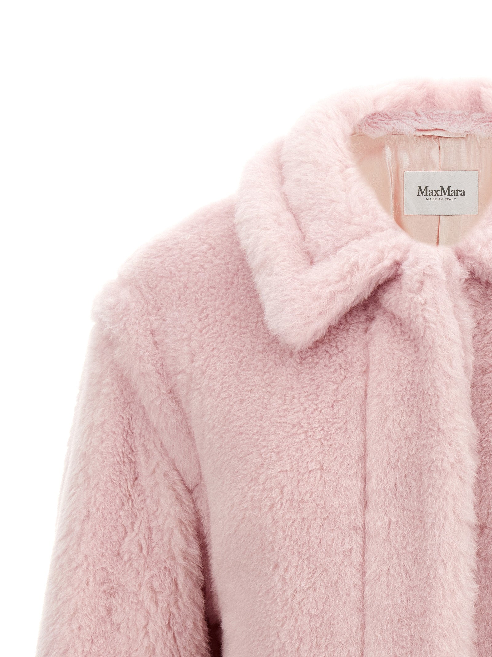 Max Mara Multicolor Alpaca Leather Coat - Timeless Luxury Redefined