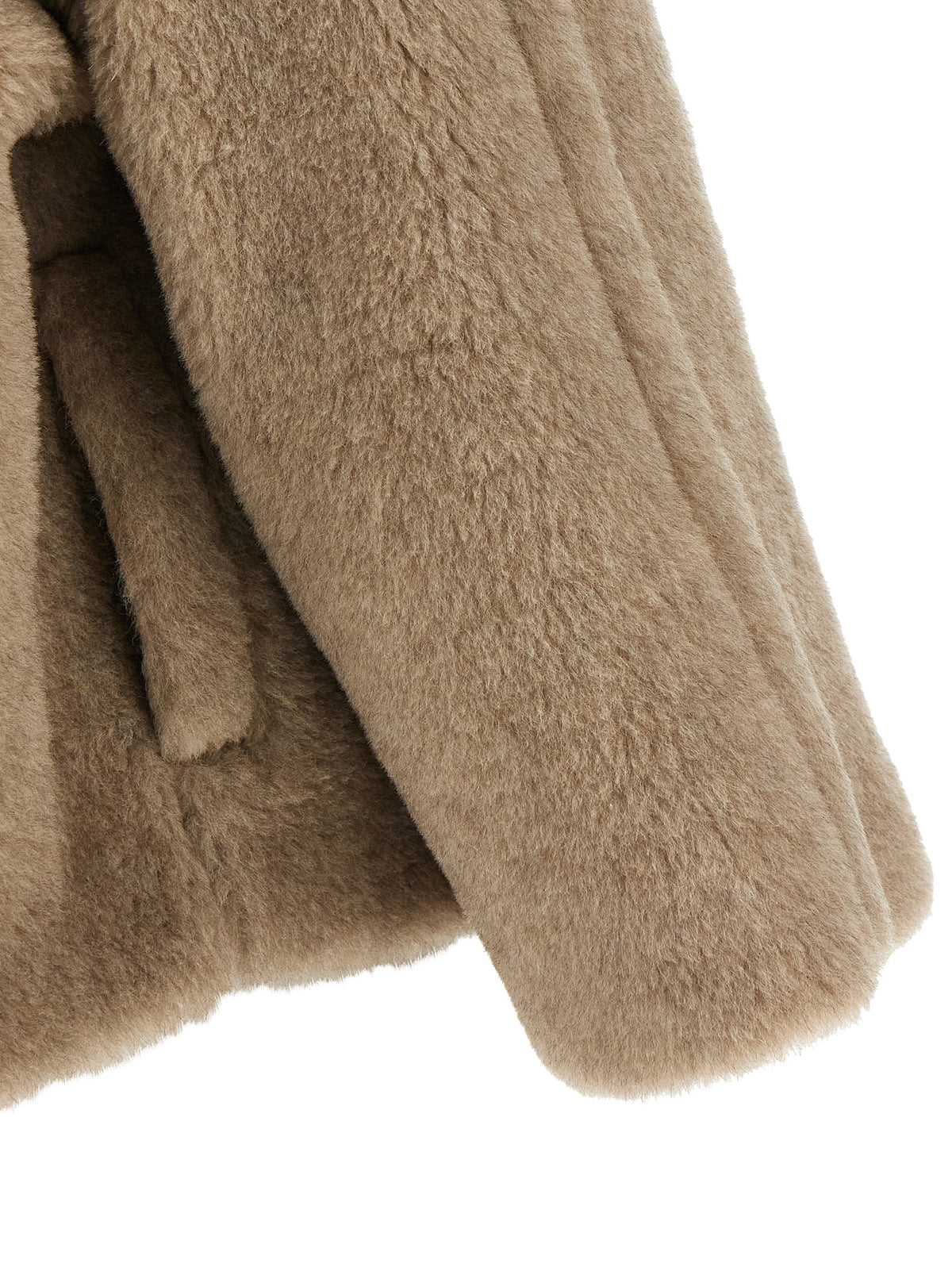 Max Mara Beige Alpaca Leather Coat - Timeless Elegance Redefined