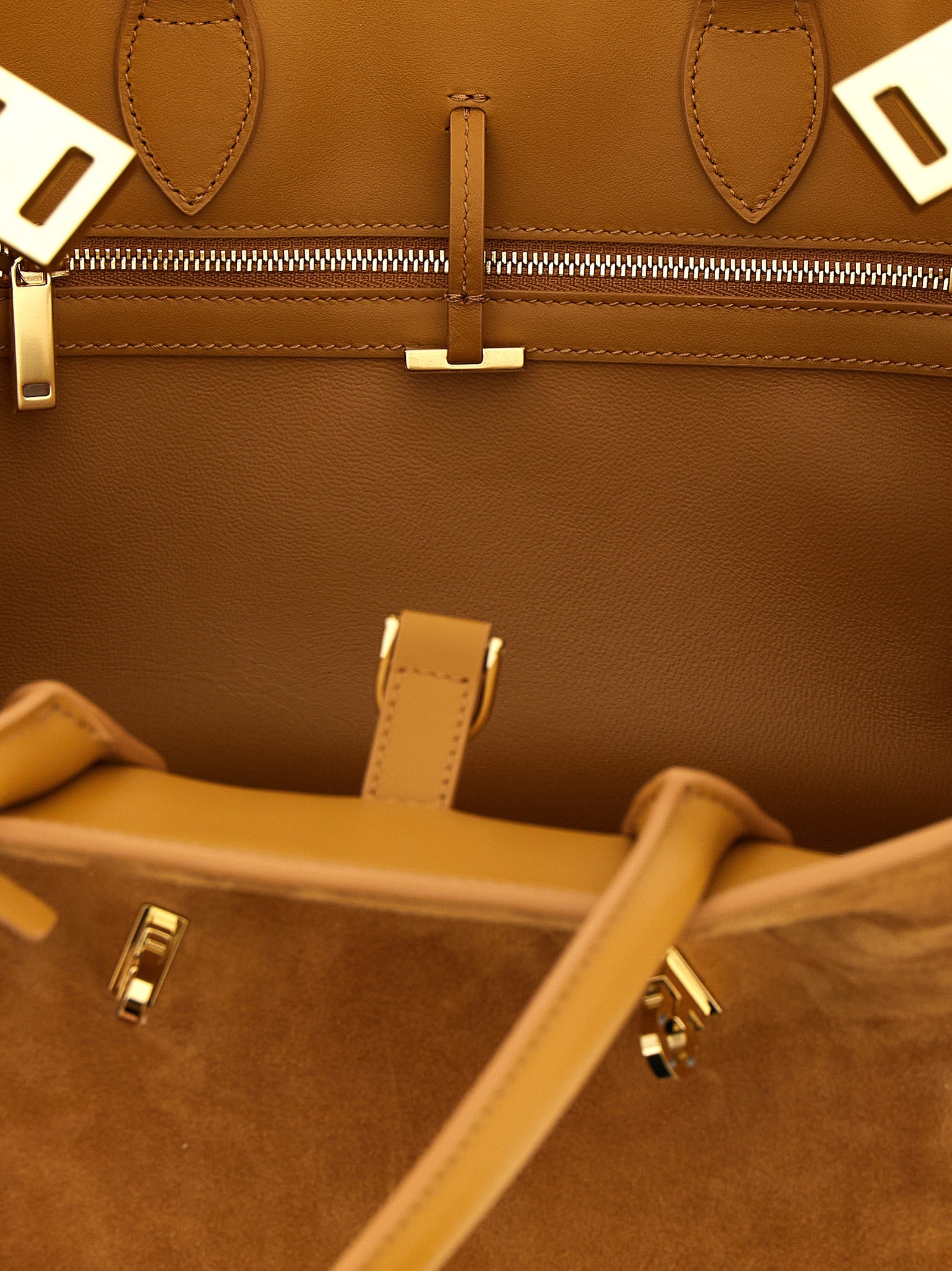 Ferragamo Beige Goatskin Handbag - Exquisite Luxury Statement Piece