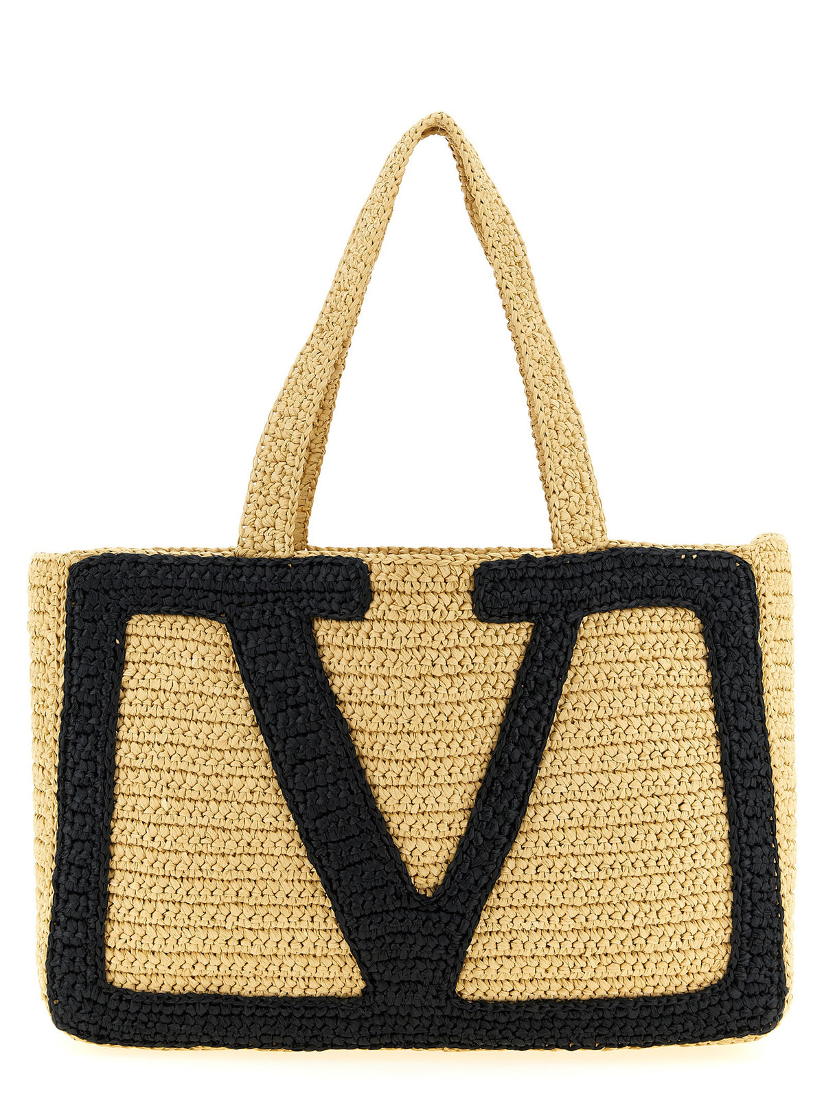 Valentino Garavani Black Viscose Tote Bag - Exquisite Luxury Accessory
