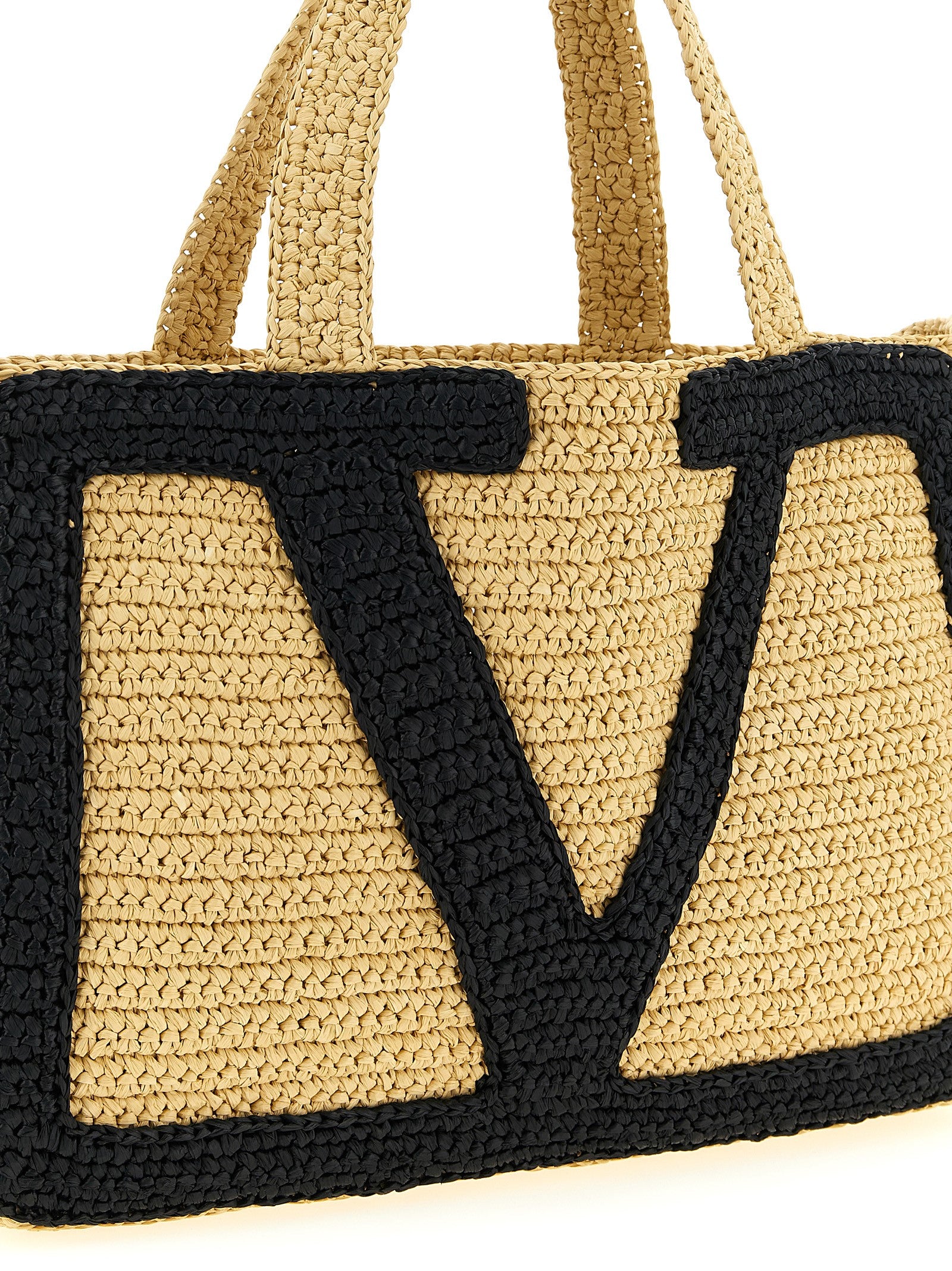 Valentino Garavani Black Viscose Tote Bag - Luxury Accessory
