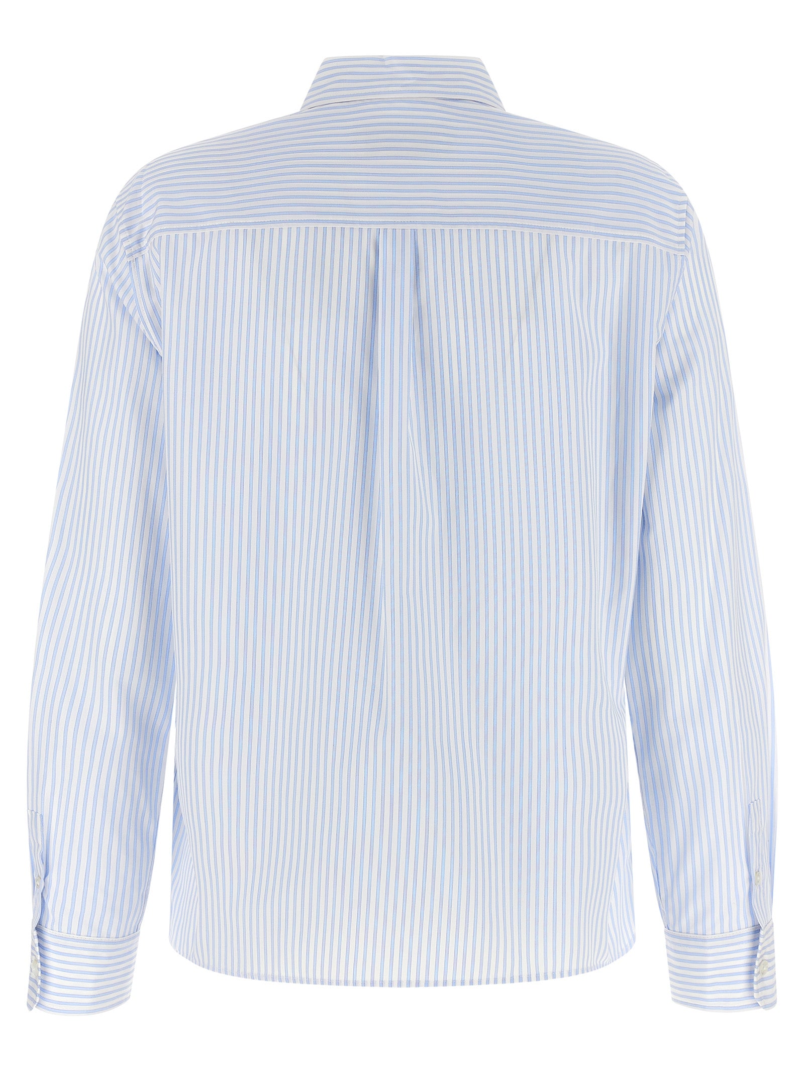 Max Mara Blue Cotton Blouse - Timeless Luxury for Discerning Elegance