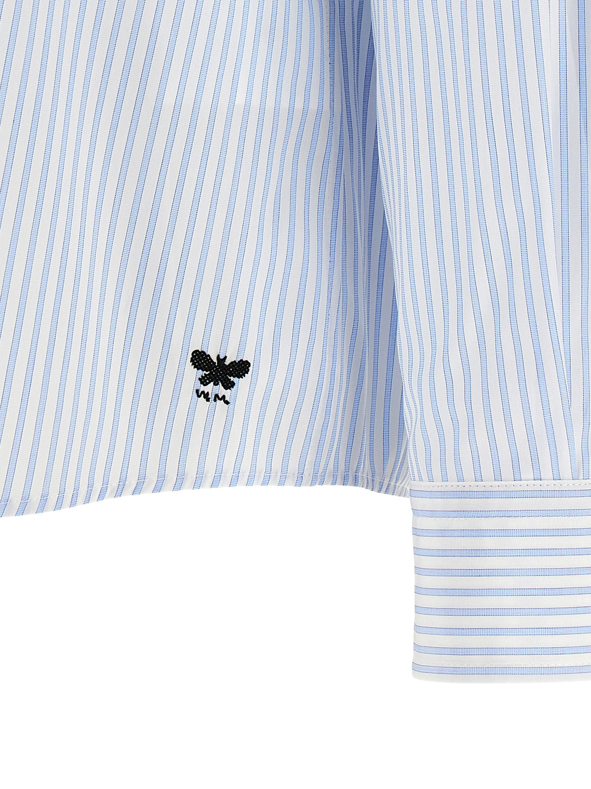 Max Mara Blue Cotton Blouse - Timeless Elegance in Luxury Fashion