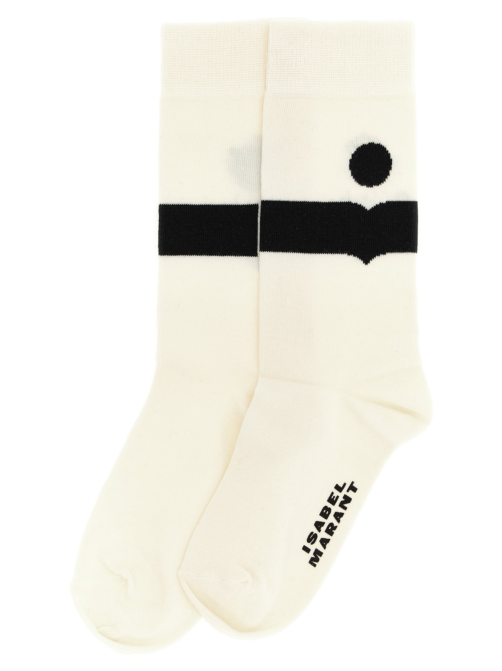 Isabel Marant Beige Cotton Socks
