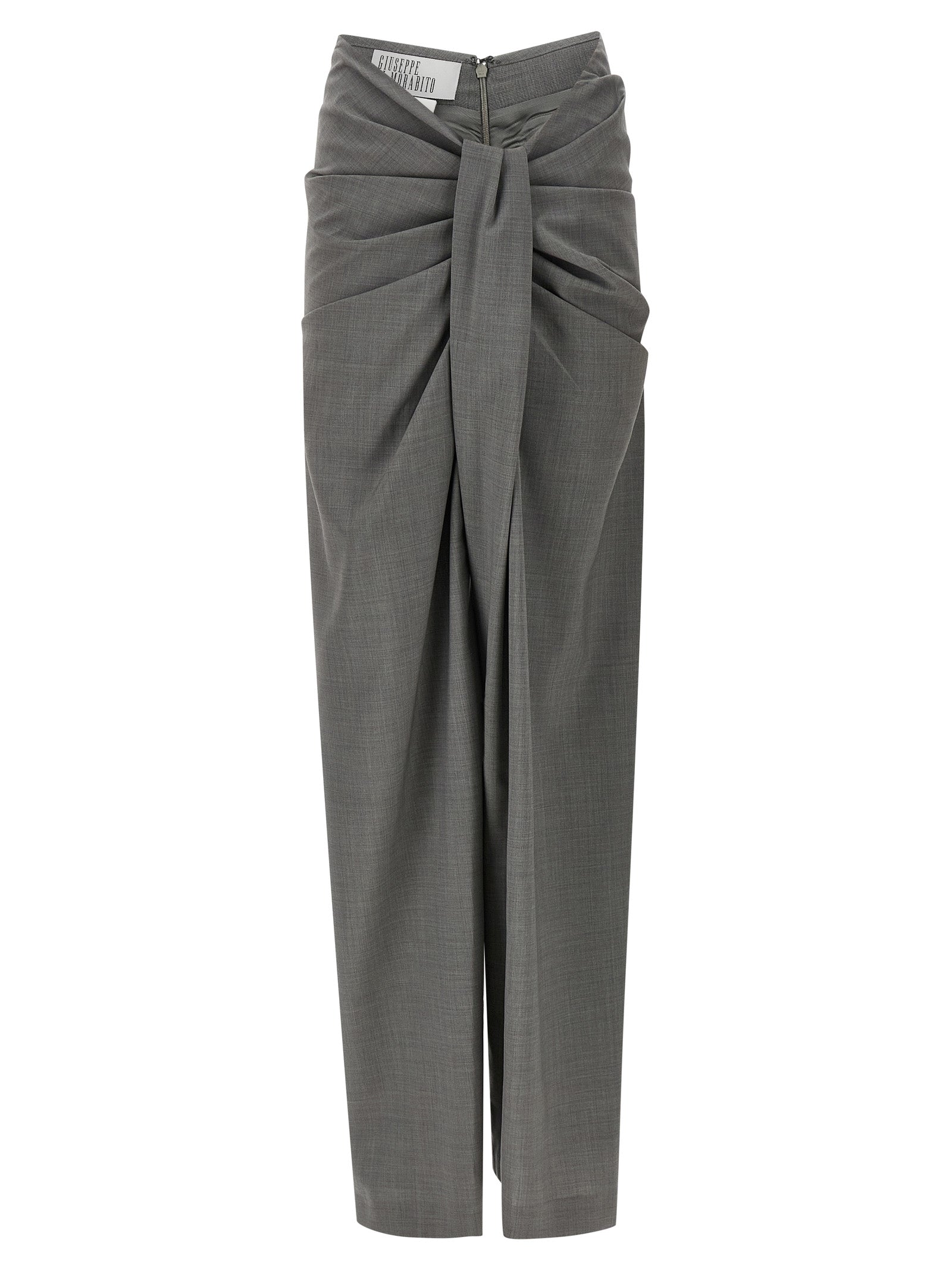 Giuseppe Di Morabito Gray Virgin Wool Dress Pants