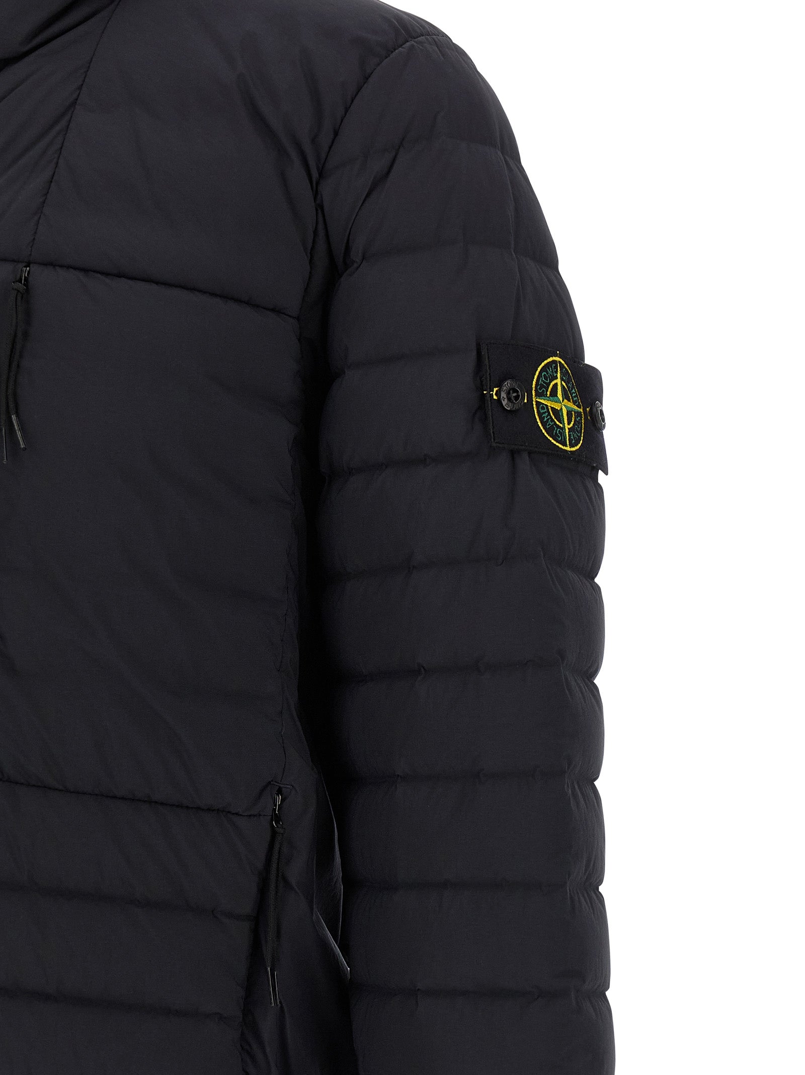Elevate your outerwear collection with the Stone Island Blue Polyamide Full-Length Jacket, a masterpiece of luxury craftsmanship and timeless elegance, designed for the discerning individual.
