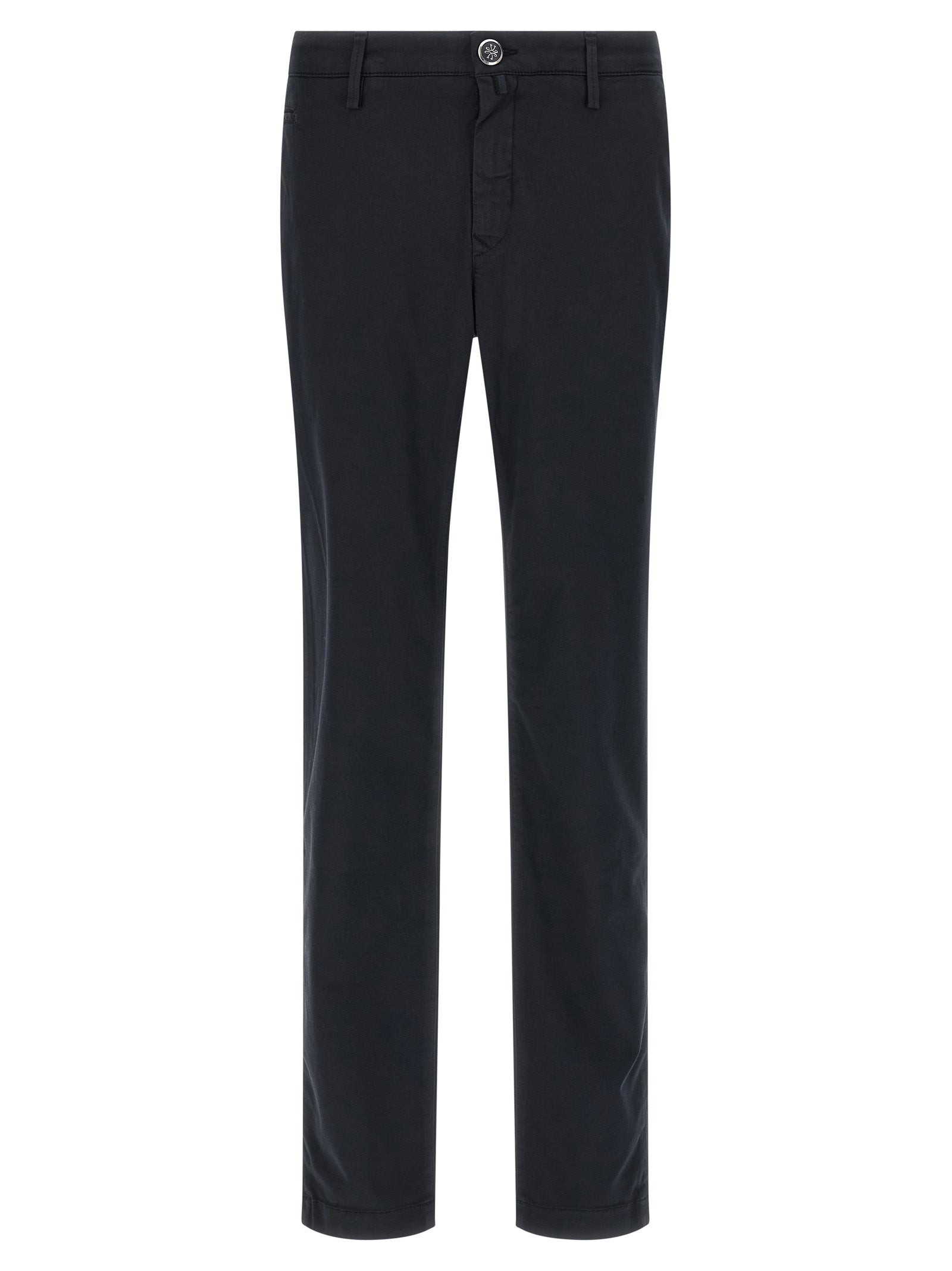Discover the Jacob Cohen Blue Cotton Chino Pants, where Italian craftsmanship meets luxurious comfort, perfect for those who embody elegance and sophistication.