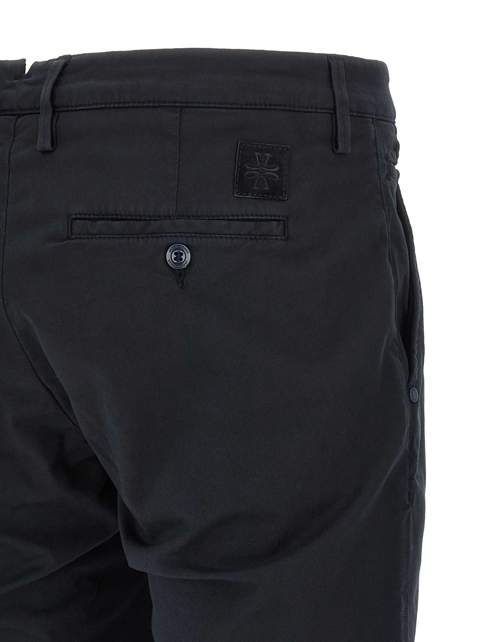 Experience the exquisite craftsmanship of Jacob Cohen Blue Cotton Chino Pants, where luxurious materials meet timeless elegance for the discerning individual.