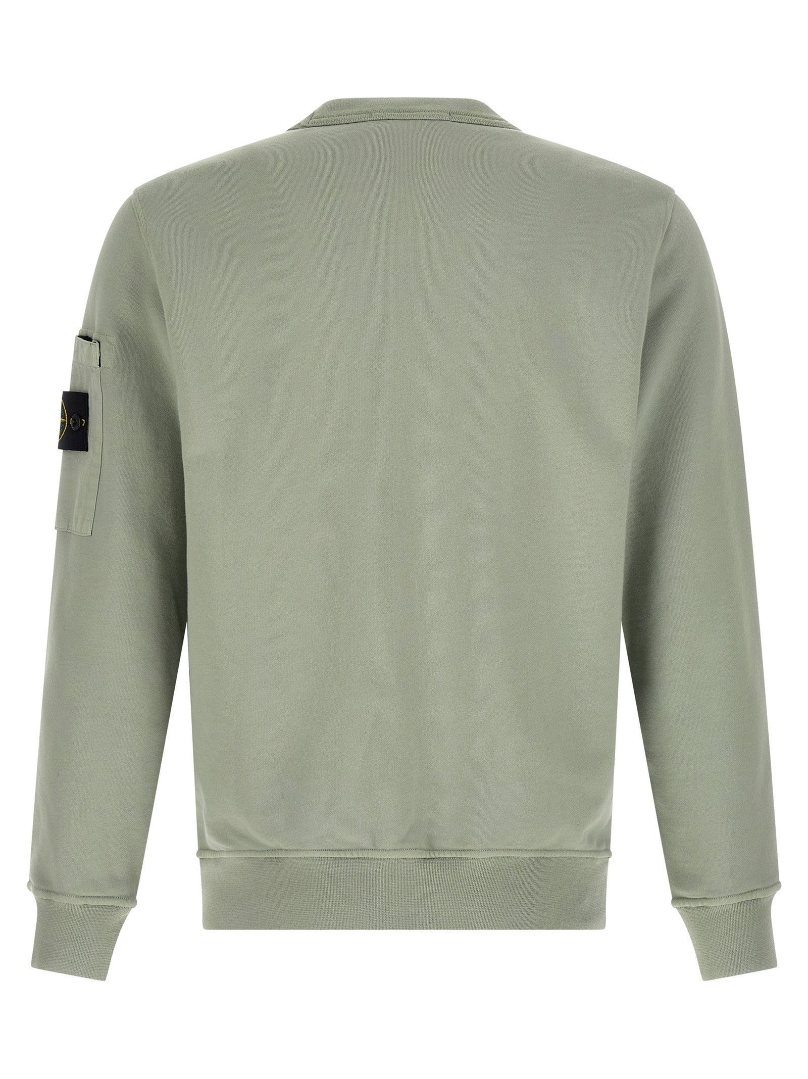 Elevate your wardrobe with the Stone Island Bicolor Cotton Sweatshirt, crafted from luxurious 100% cotton, offering unparalleled comfort and sophisticated style for discerning individuals.