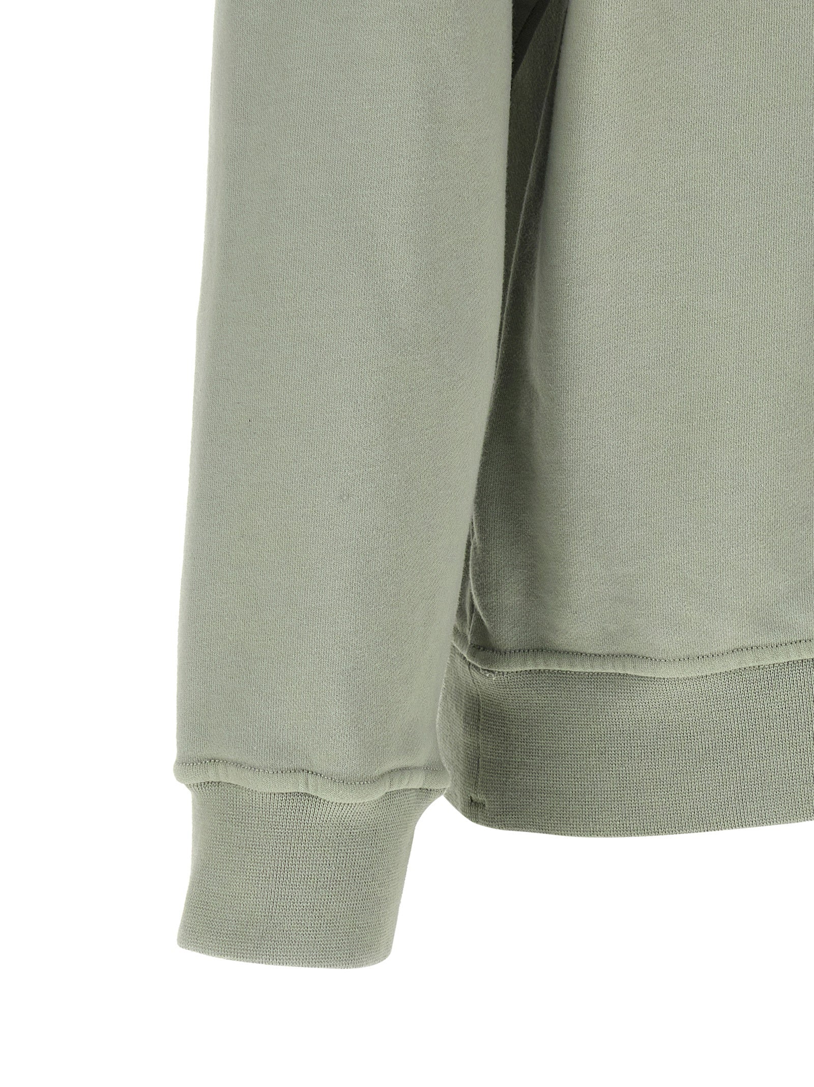 Elevate your wardrobe with the Stone Island Bicolor Cotton Sweatshirt, a masterpiece of garment-dyed luxury that embodies sophistication and timeless elegance.