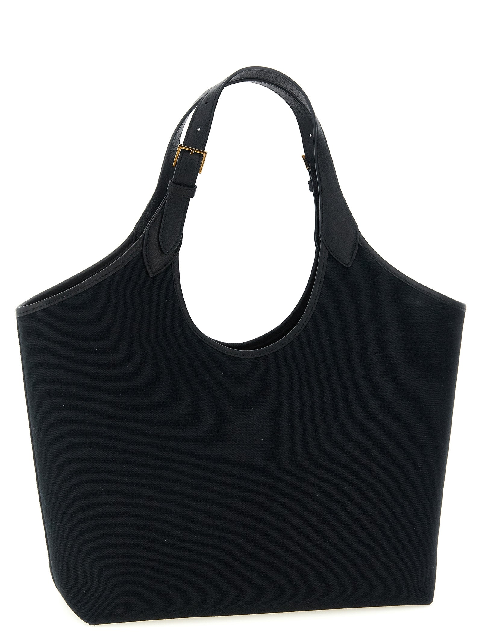 Versace Black Cotton Tote Bag - Luxury Redefined in Italy