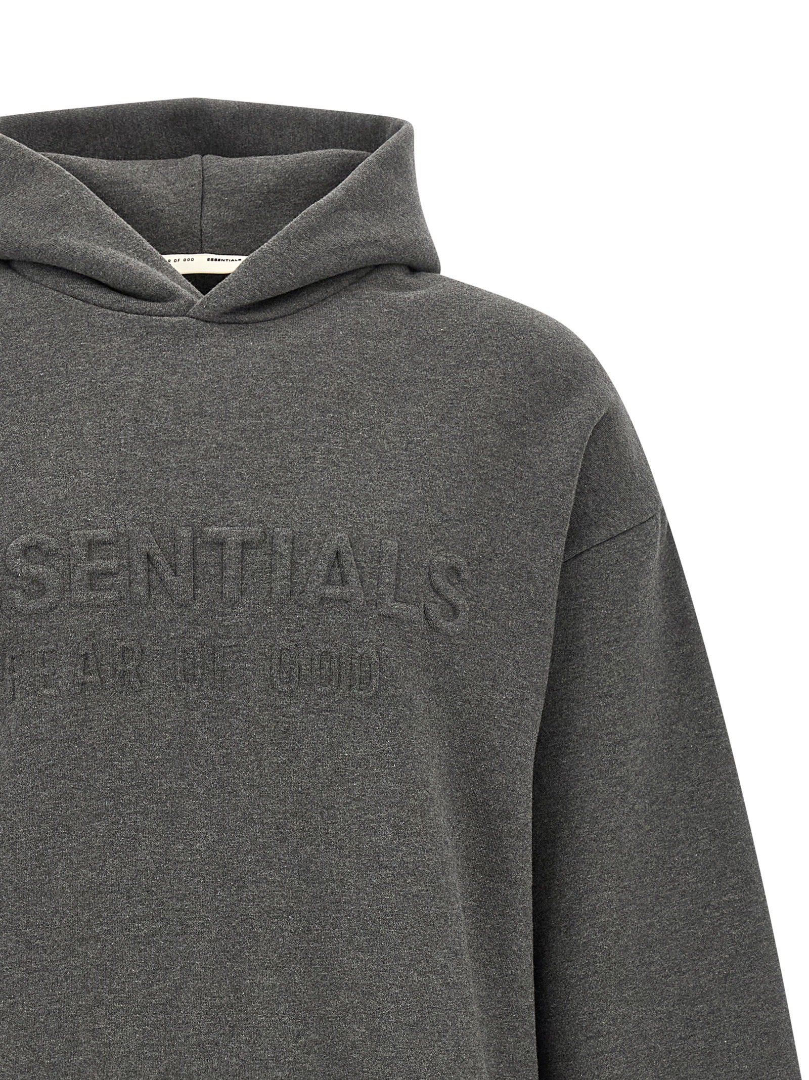 FEAR OF GOD ESSENTIAL Gray Cotton Sweatshirt