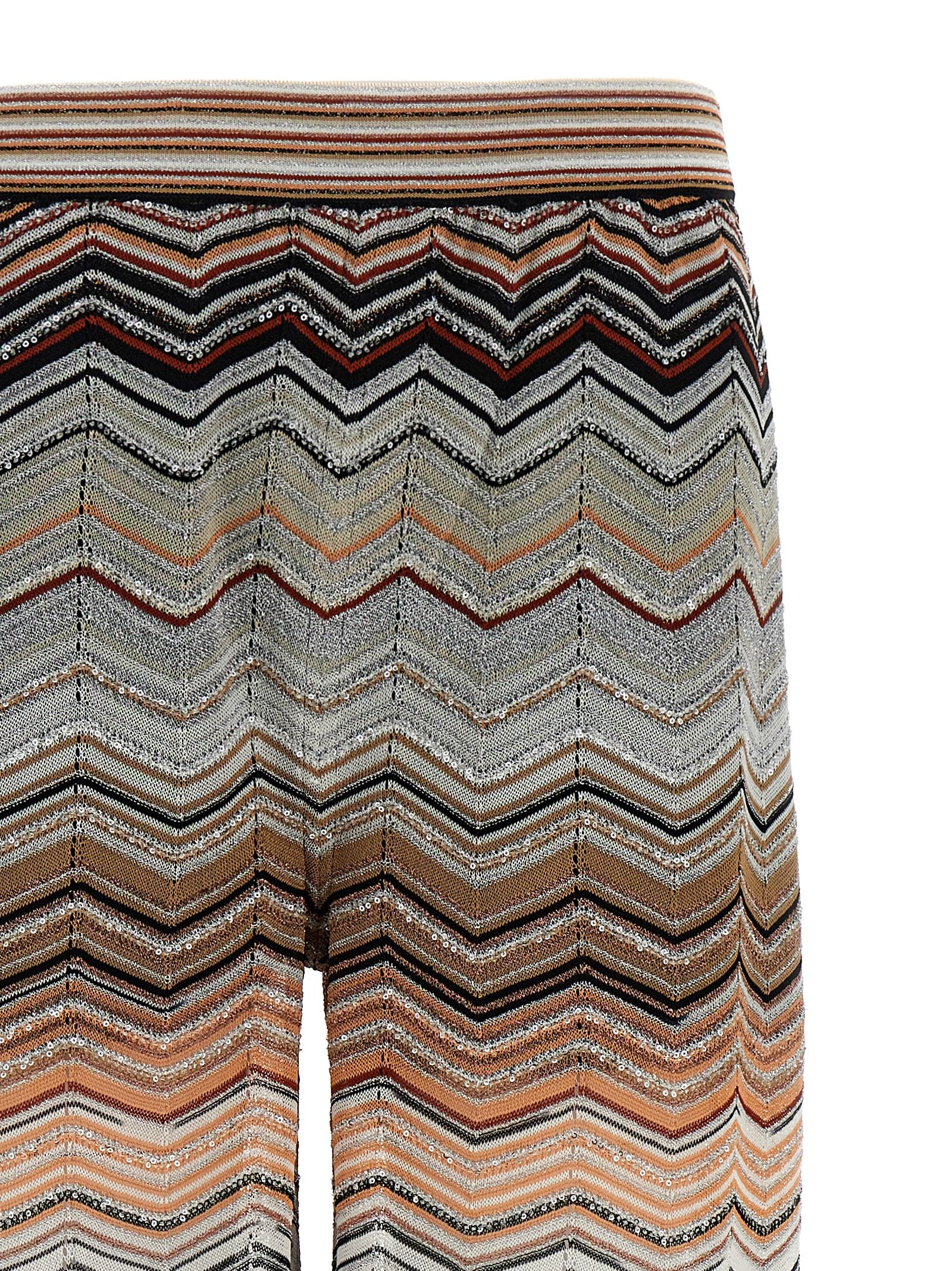Elevate your wardrobe with Missoni Multicolor Viscose Casual Pants, a luxurious blend of artistry and comfort, perfect for those who embody sophistication and allure.