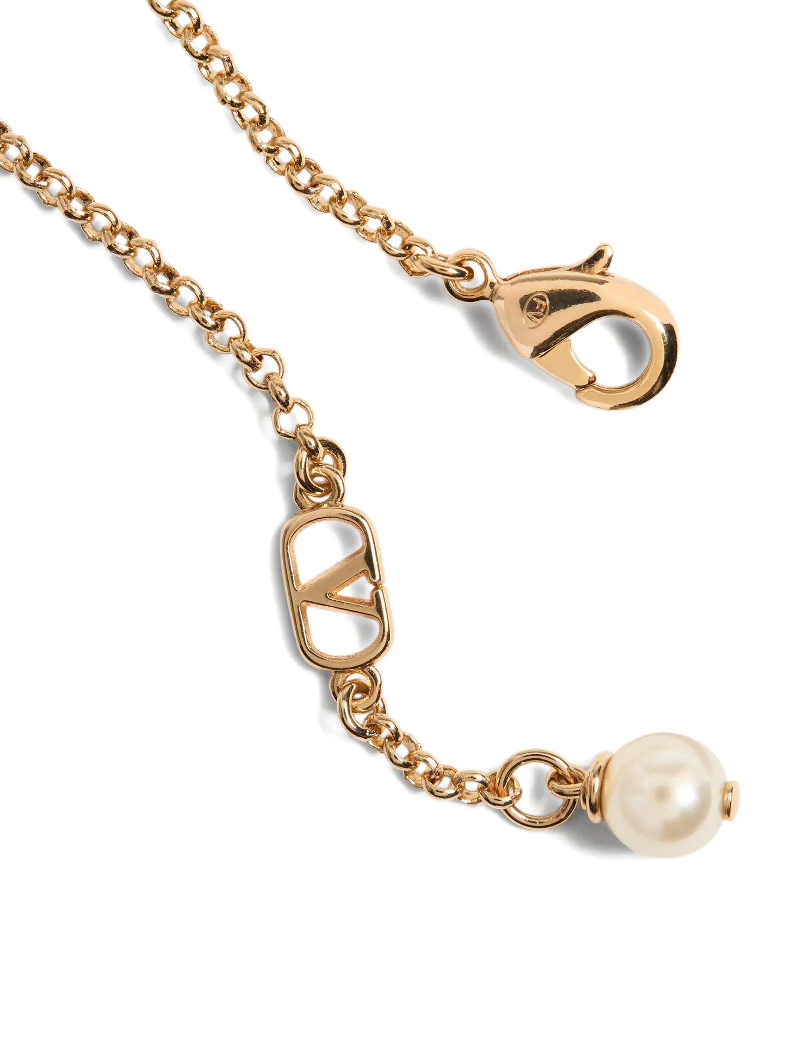 Valentino Garavani Gold Stainless Steel Bracelet - Timeless Luxury