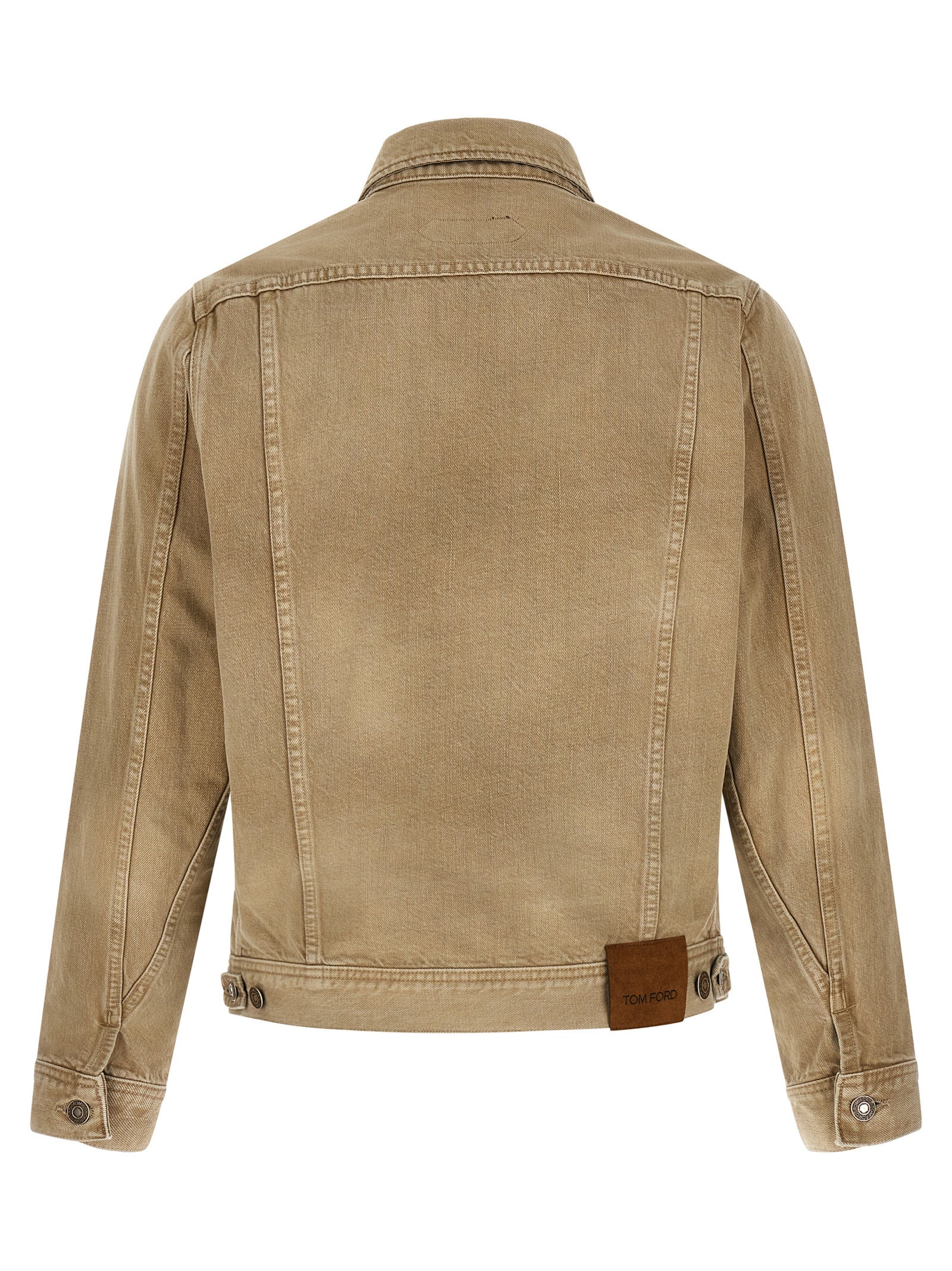 Tom Ford Beige Cotton Denim Jacket