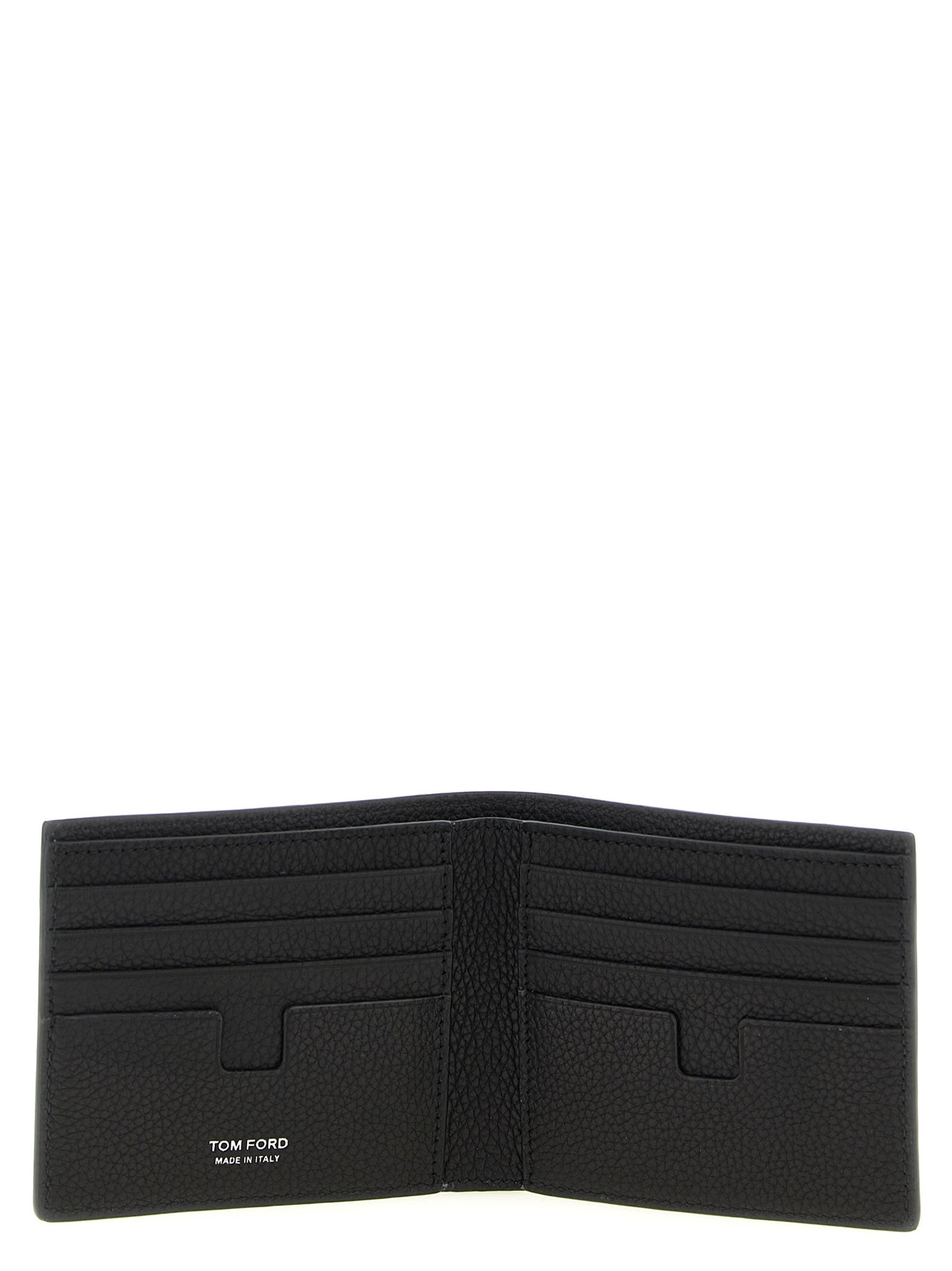 Experience the exquisite Tom Ford Black Calfskin Wallet, a testament to Italian craftsmanship, blending timeless elegance with modern sophistication for the discerning connoisseur.