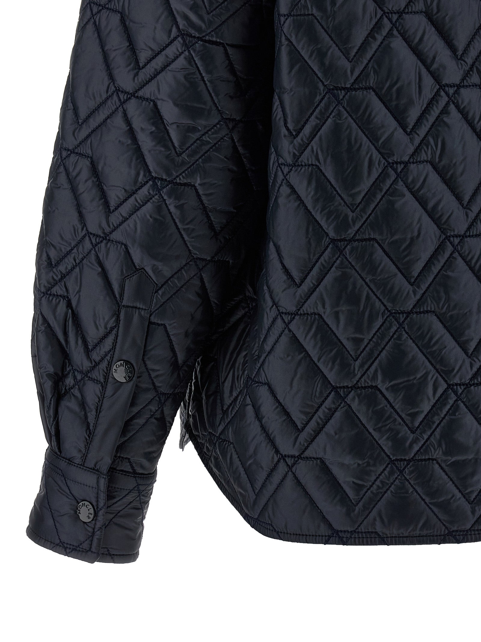 Moncler Blue Polyamide Shell Jacket - Timeless Luxury Redefined