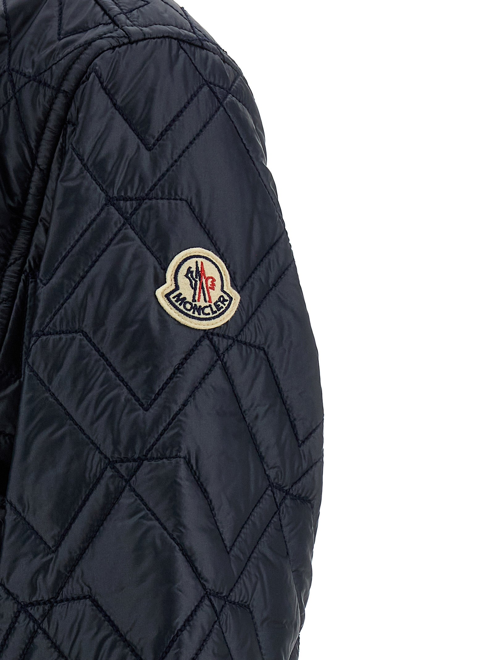 Moncler Blue Polyamide Shell Jacket - Timeless Luxury Redefined