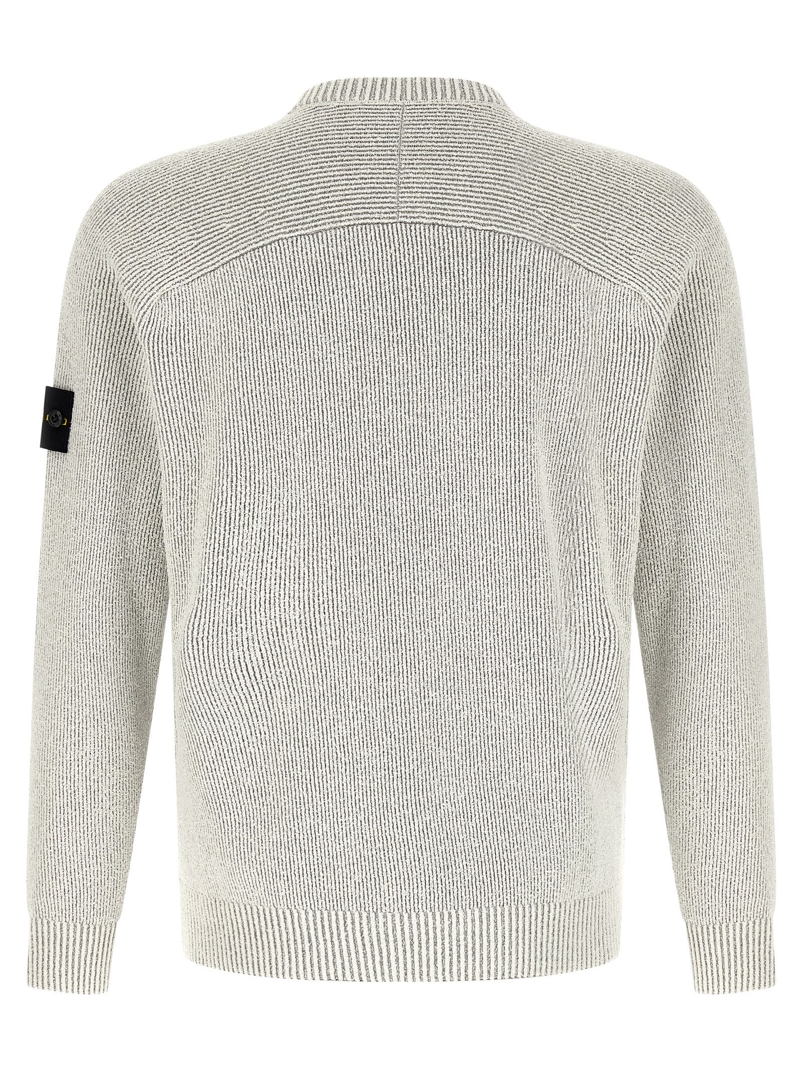 Stone Island Gray Cotton Cardigan - Timeless Luxury Redefined