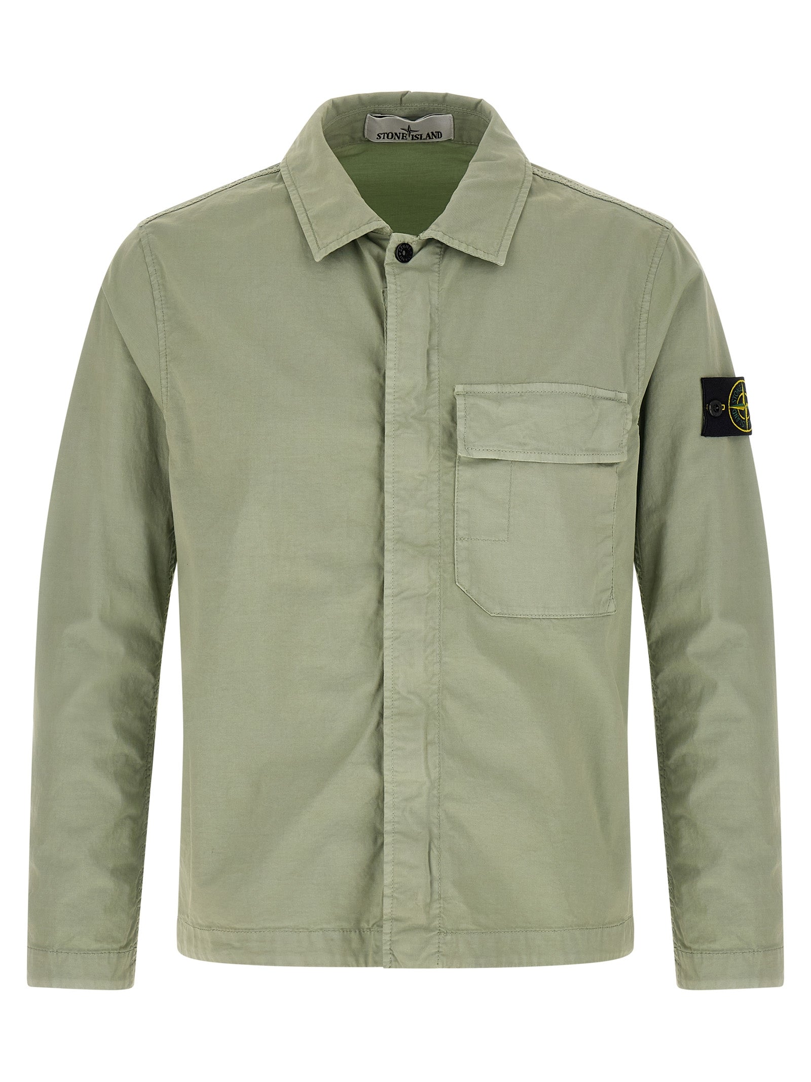 Stone Island Bicolor Cotton Blouse - Luxury Overshirt Elegance