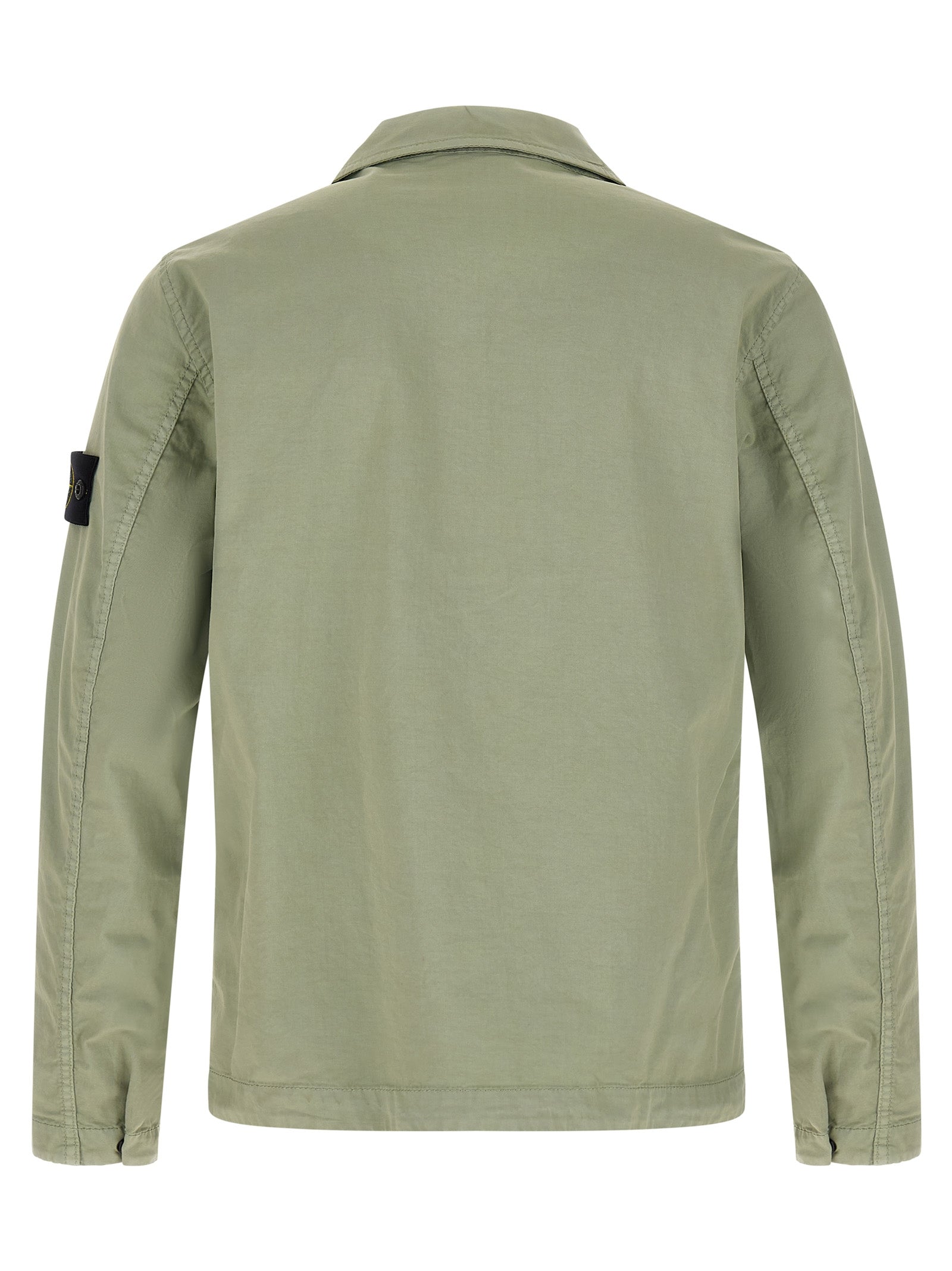 Stone Island Bicolor Cotton Blouse - Luxury Overshirt Elegance