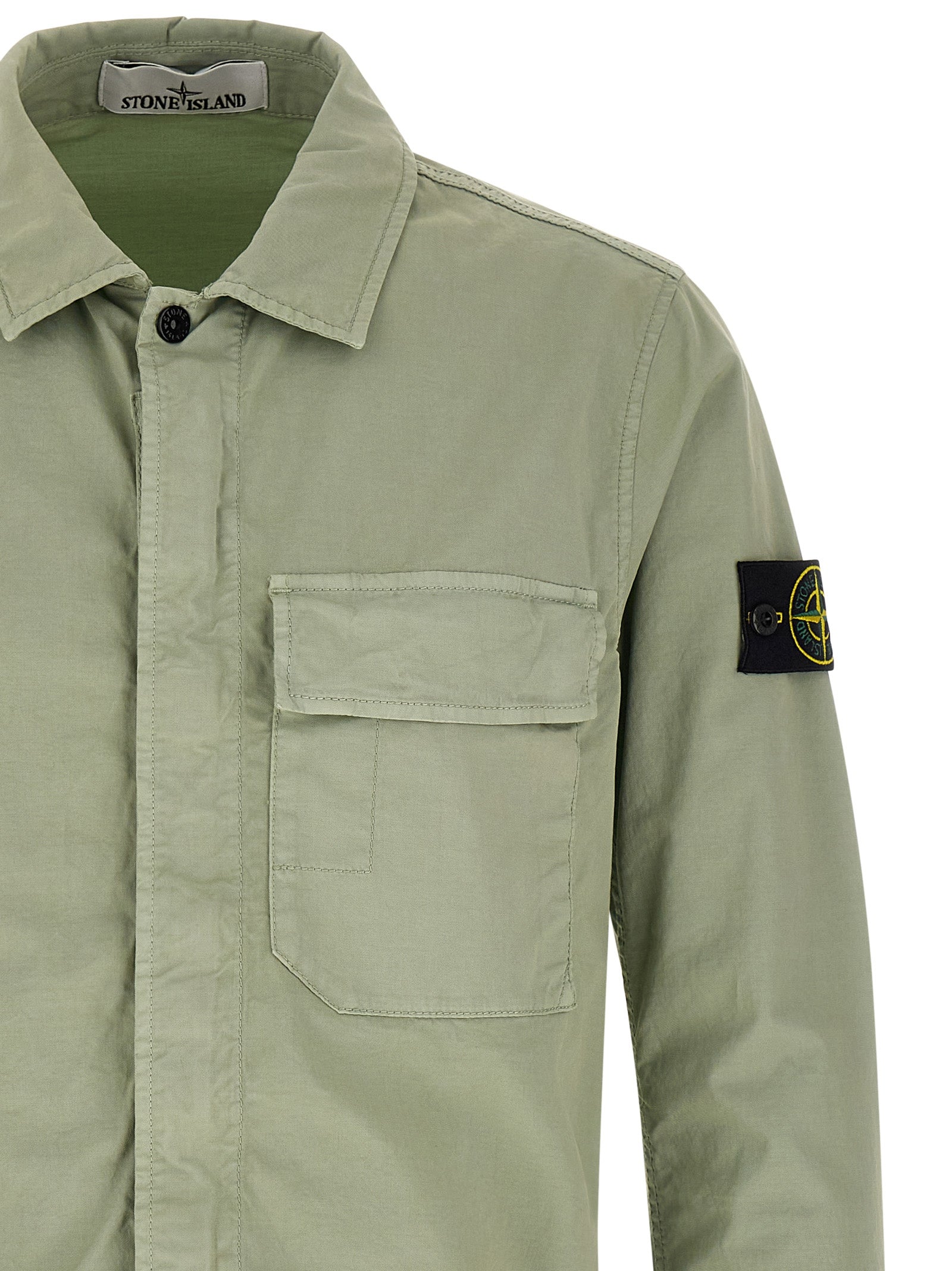 Stone Island Bicolor Cotton Blouse - Timeless Luxury Overshirt