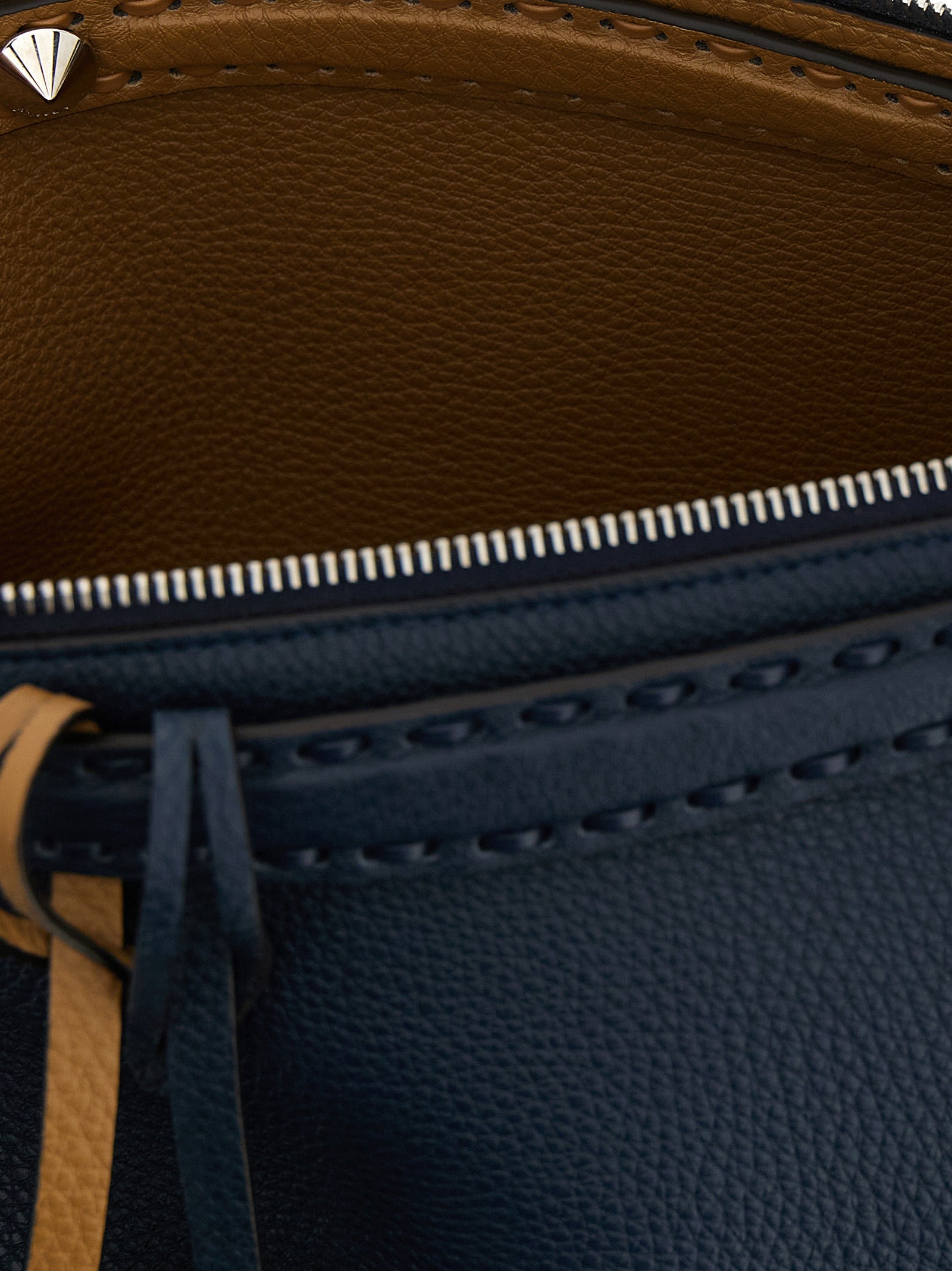 Fendi Multicolor Calfskin Handbag - Luxury Reversible Design