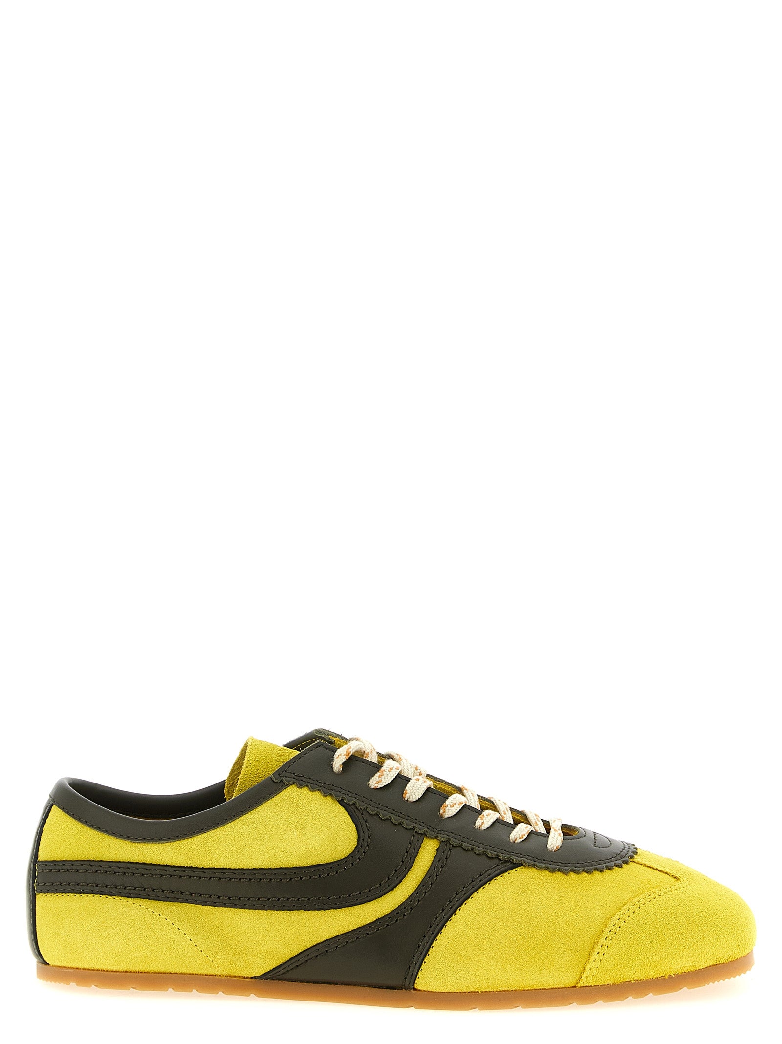 Dries Van Noten Bicolor Calfskin Sneakers - Luxury Footwear