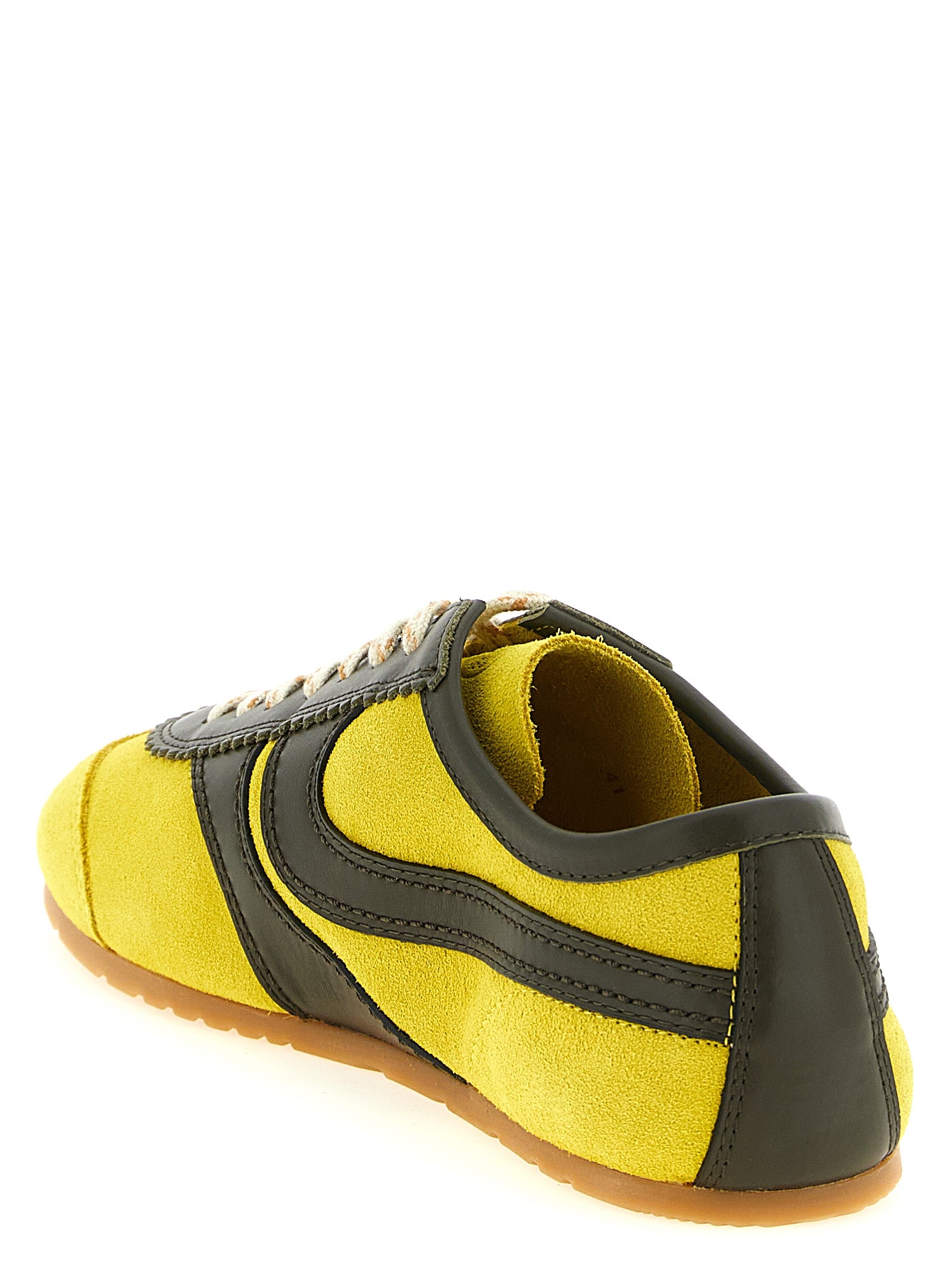 Dries Van Noten Bicolor Calfskin Sneakers - Luxury Footwear Essentials