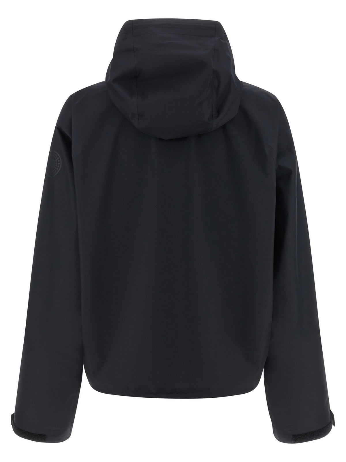 Discover the Canada Goose Black Polyester Shell Jacket, a fusion of minimalist design and luxurious craftsmanship, perfect for elevating your sophisticated style.